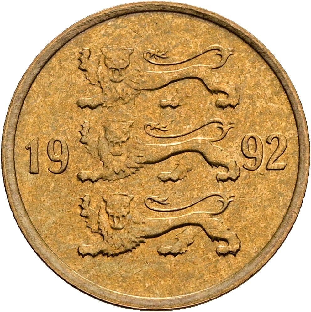 10 Senti 1992 – Rückseite