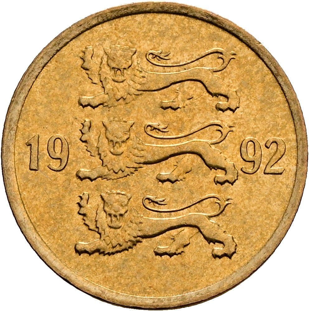 10 Senti 1992 – Rückseite