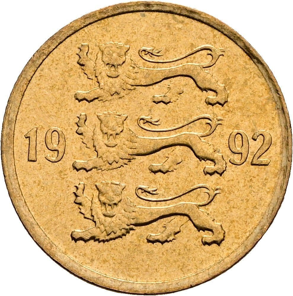 10 Senti 1992 – Rückseite