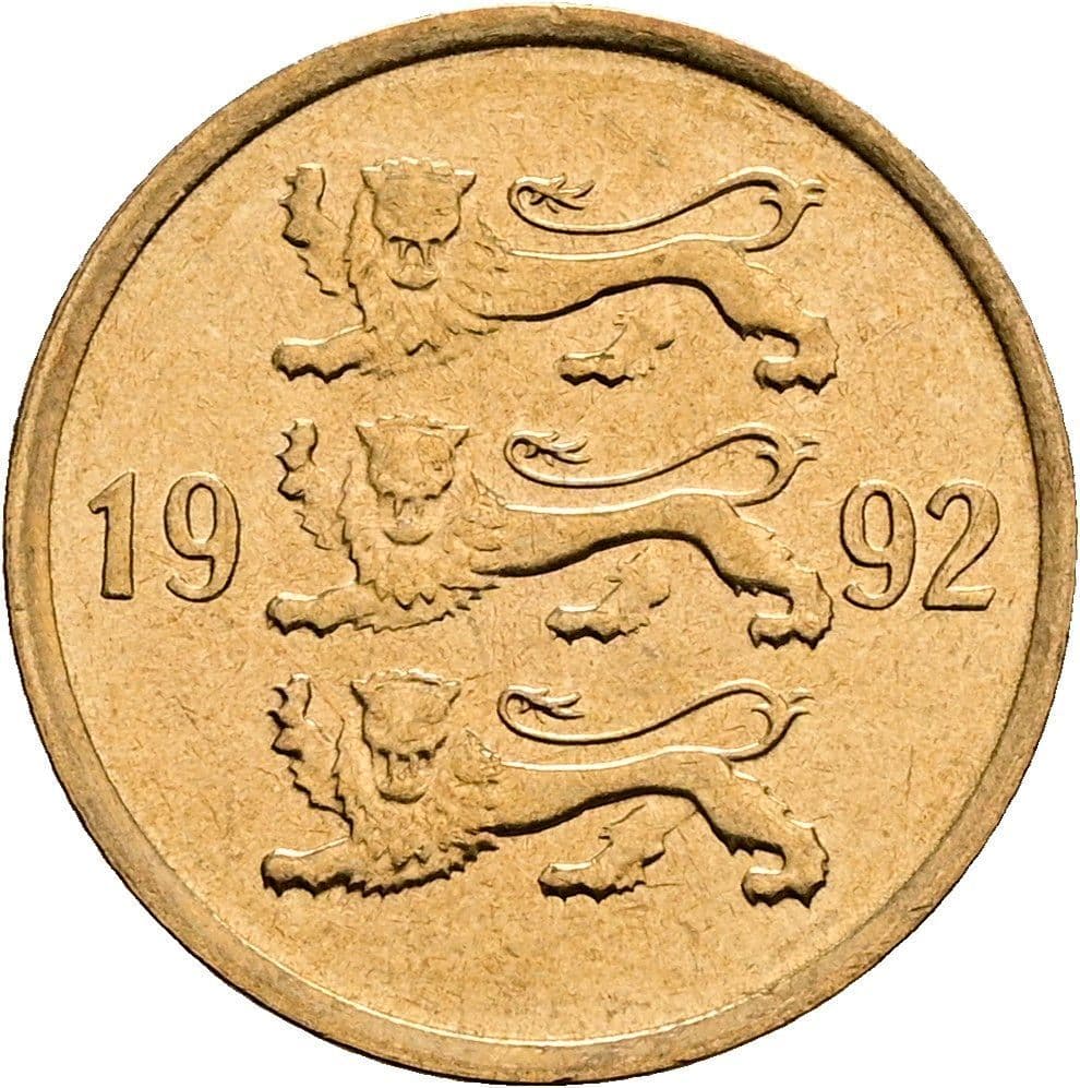 10 Senti 1992 – Rückseite