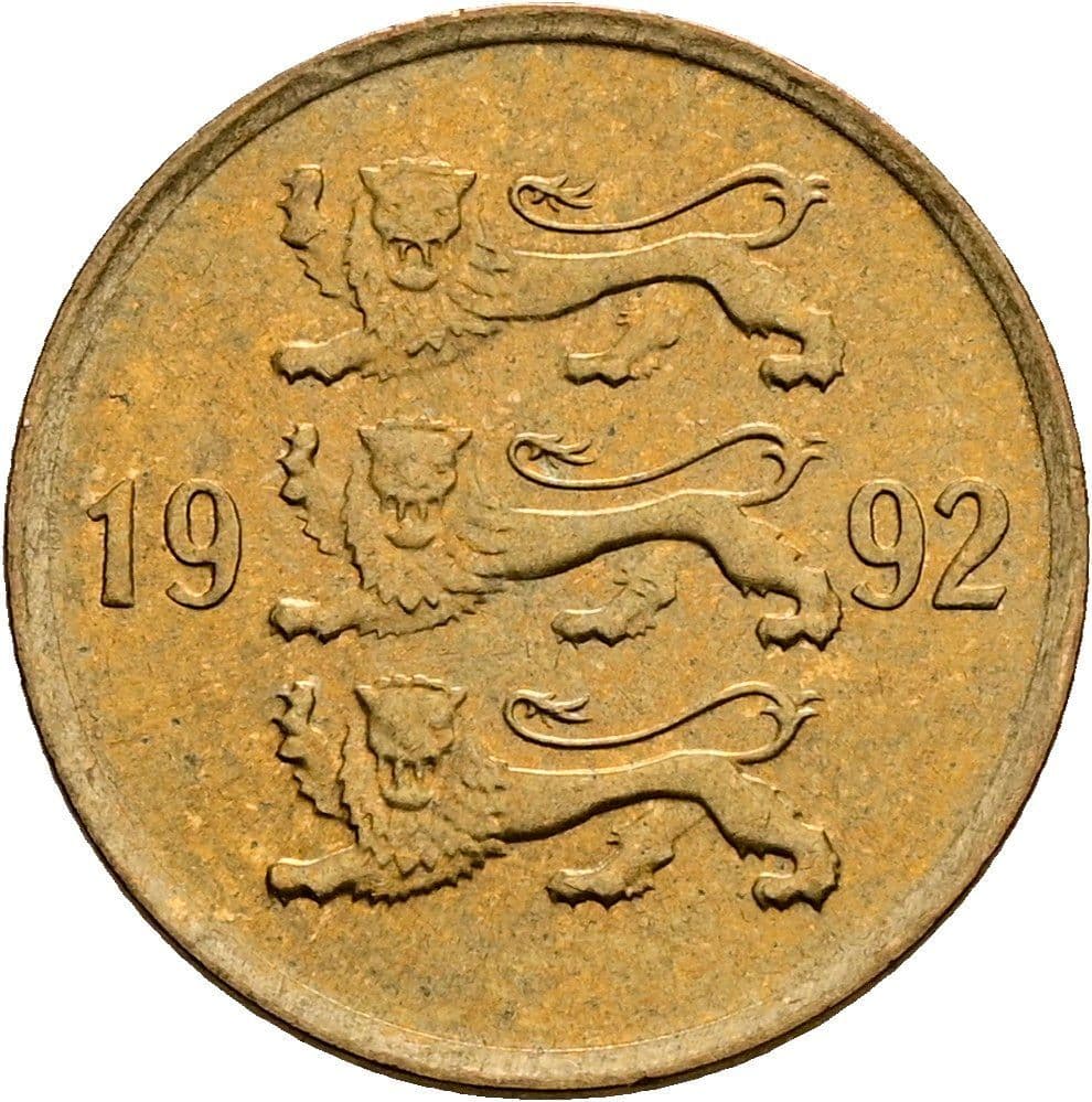 10 Senti 1992 – Rückseite