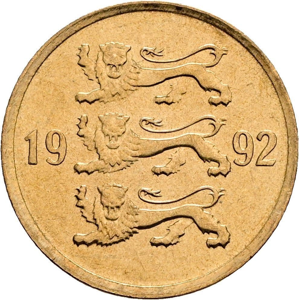 10 Senti 1992 – Rückseite
