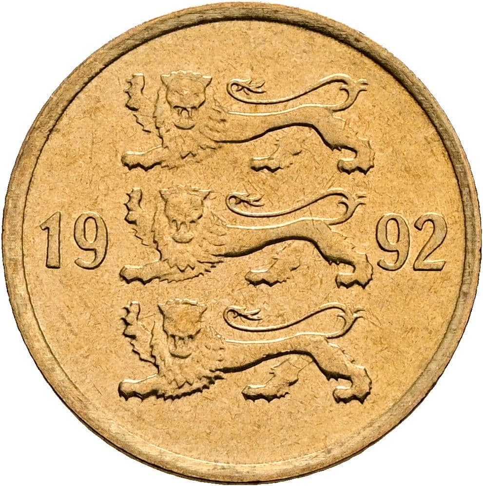 10 Senti 1992 – Rückseite