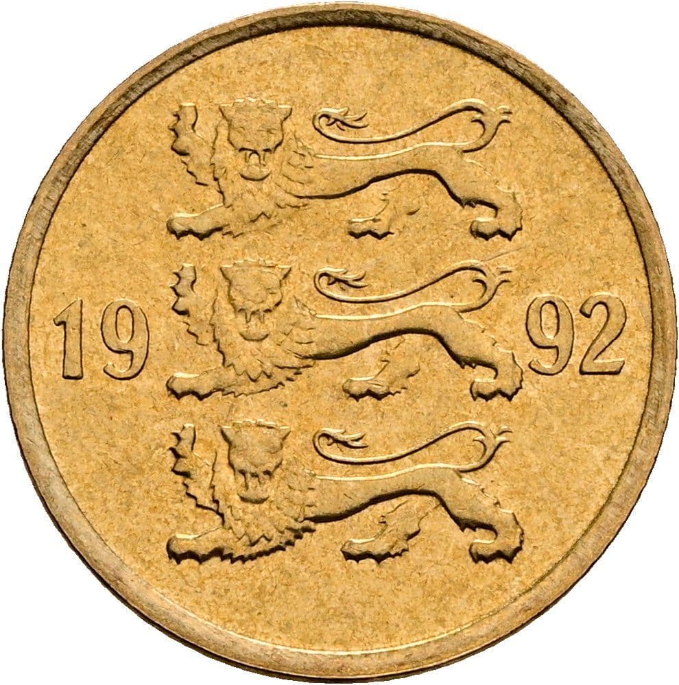 10 Senti 1992 – Rückseite