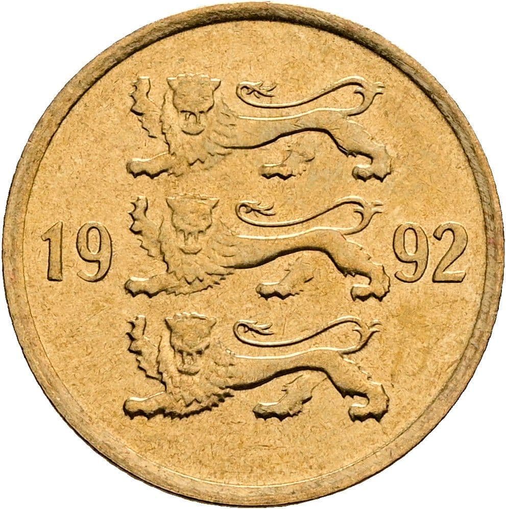 10 Senti 1992 – Rückseite