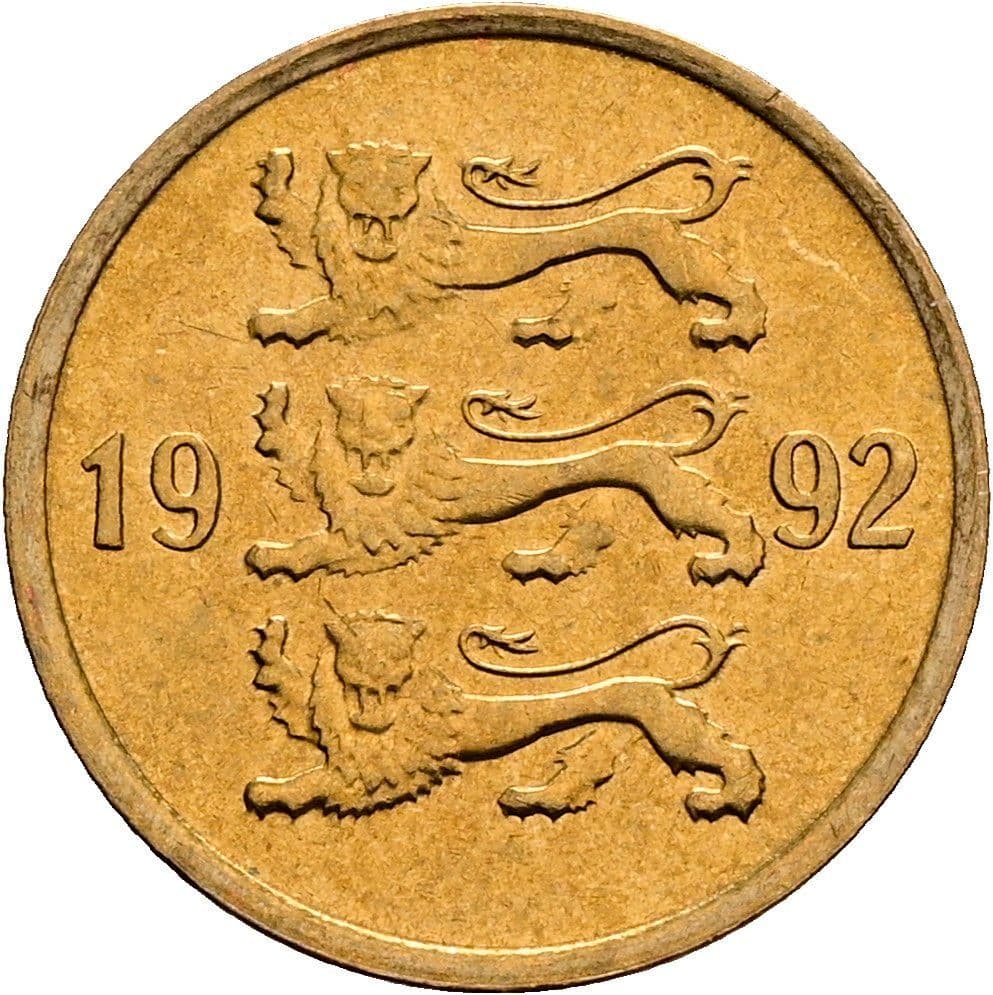10 Senti 1992 – Rückseite