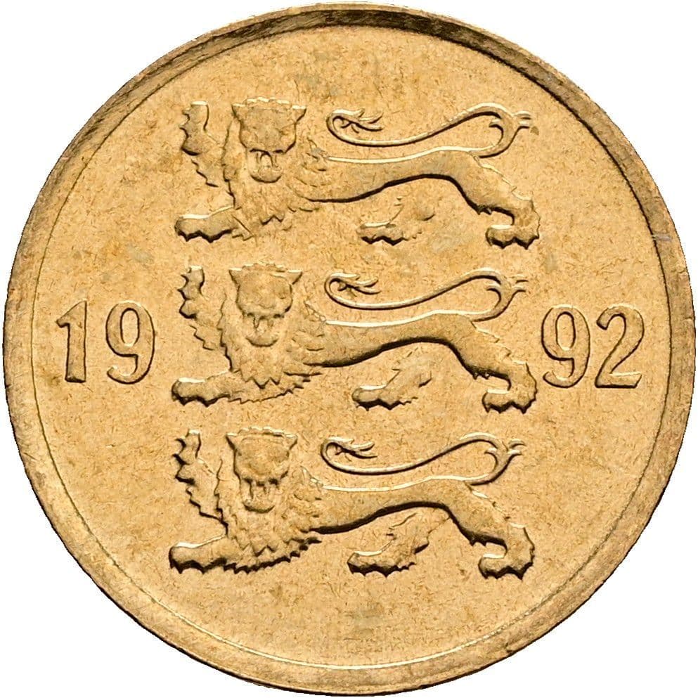 10 Senti 1992 – Rückseite