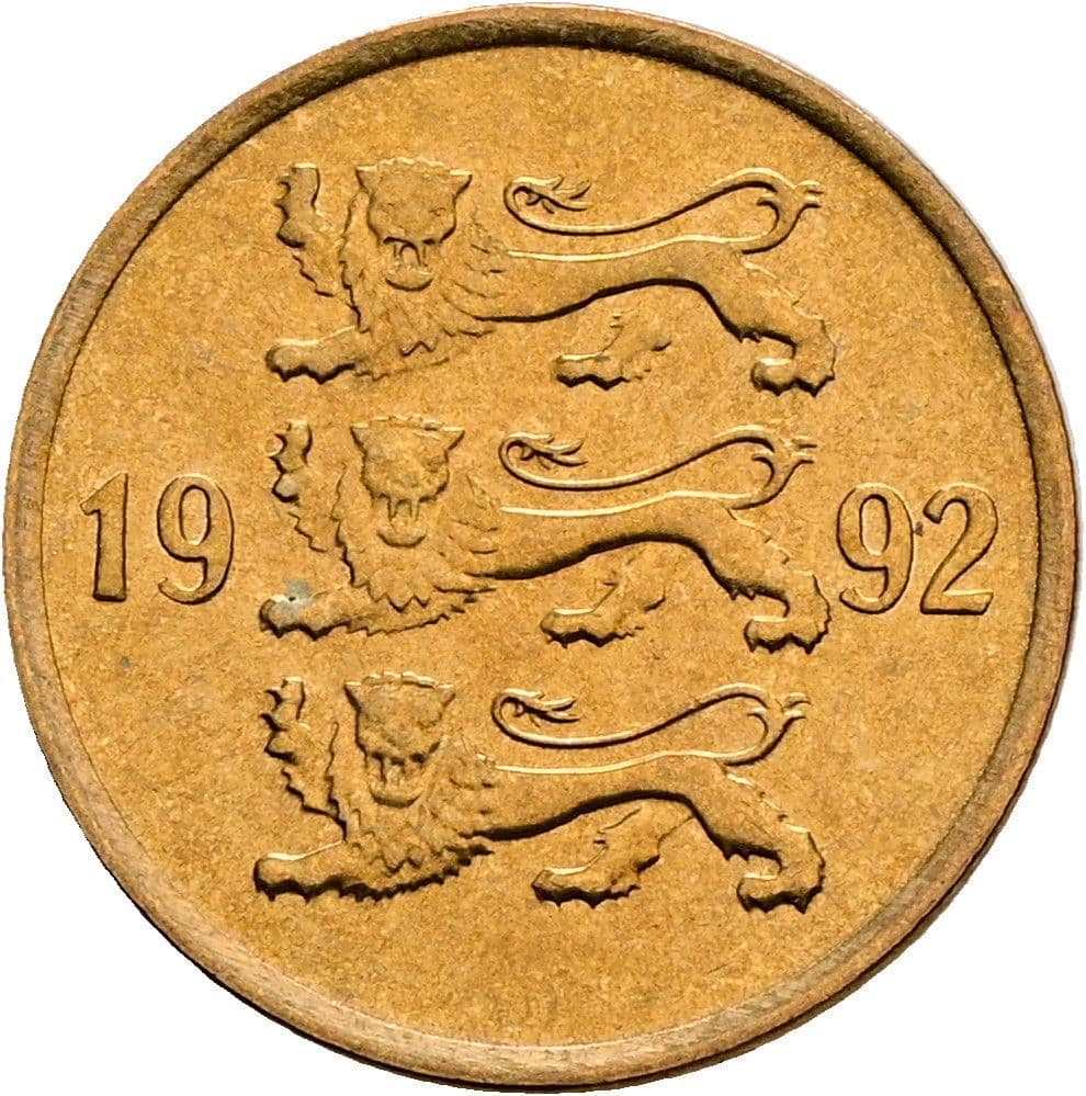 10 Senti 1992 – Rückseite