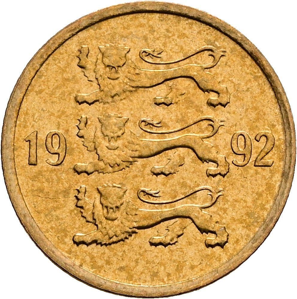 10 Senti 1992 – Rückseite