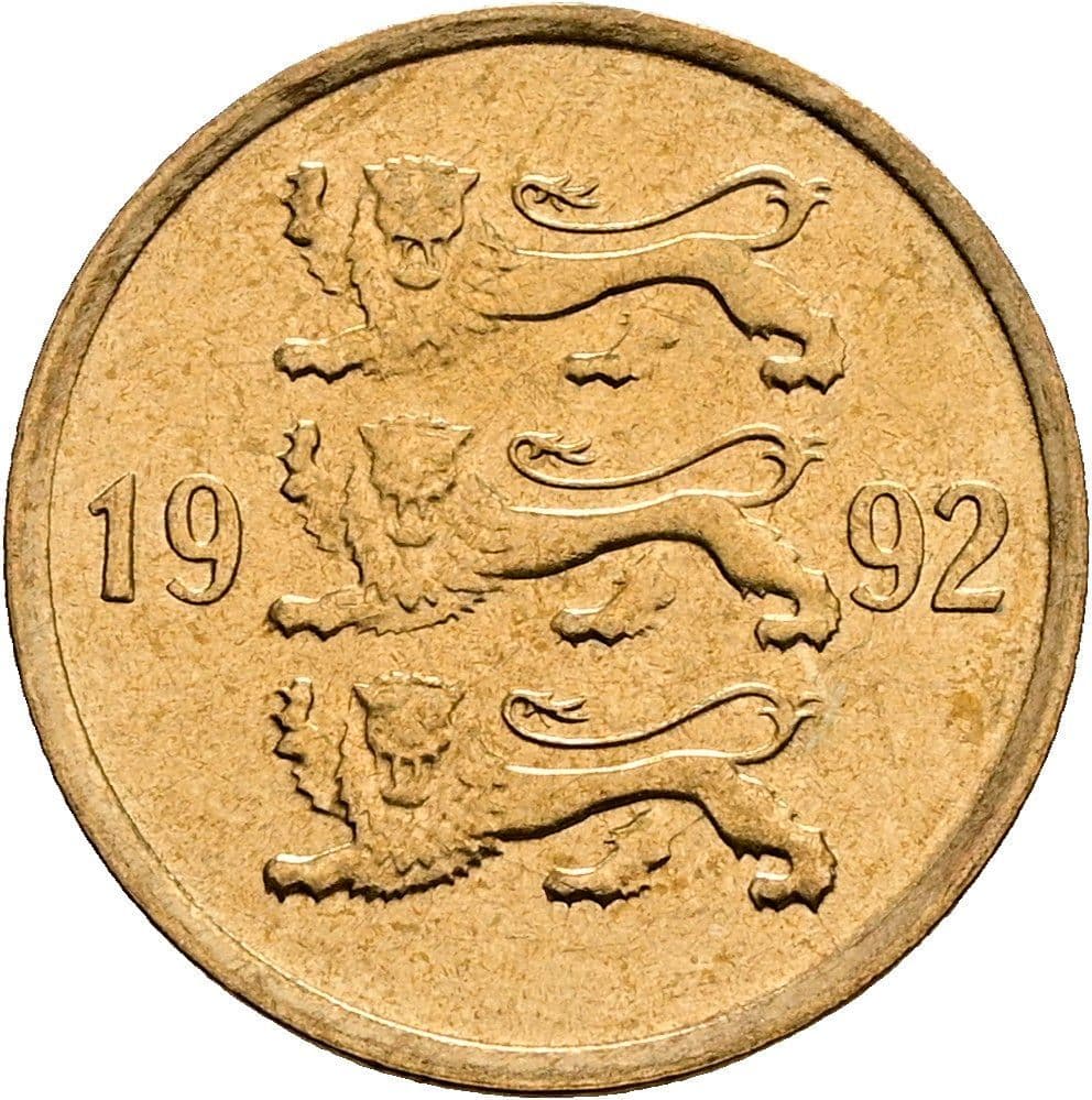 10 Senti 1992 – Rückseite