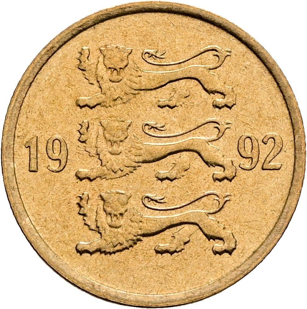 10 Senti 1992 – Rückseite