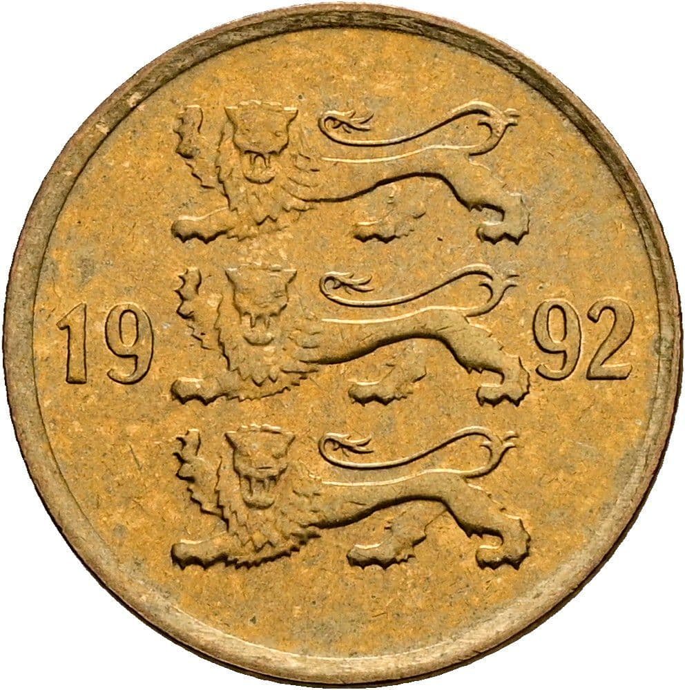 10 Senti 1992 – Rückseite