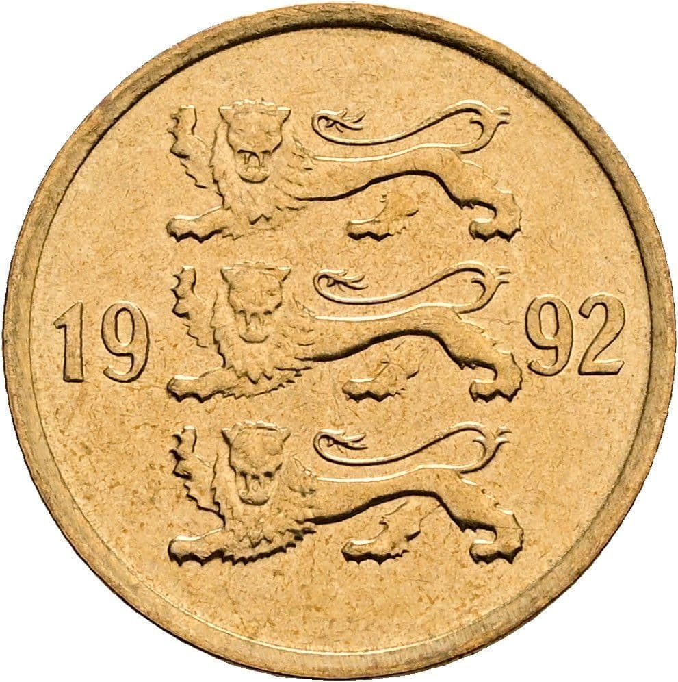 10 Senti 1992 – Rückseite