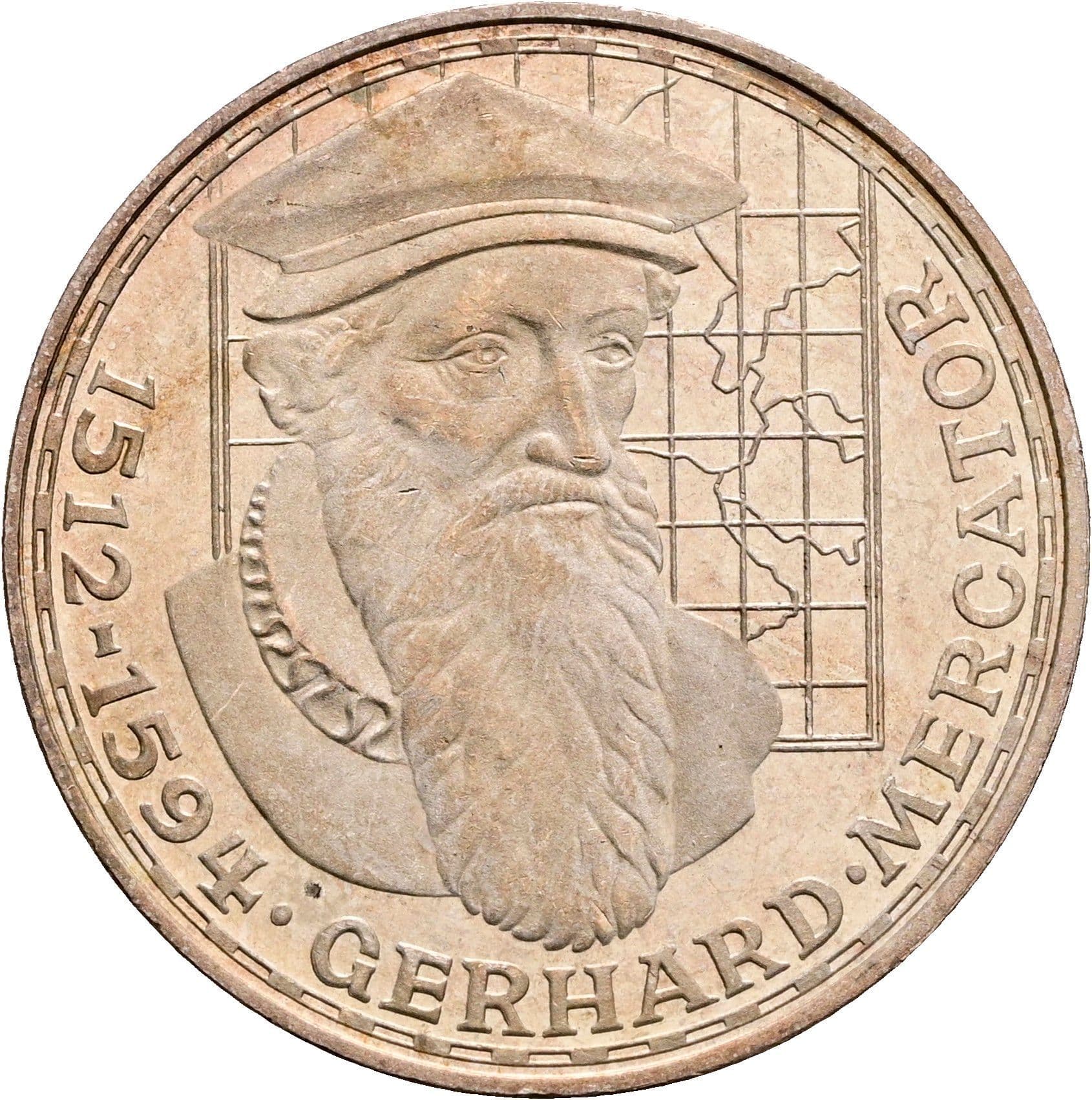 5 Deutsche Mark 1969 F – Vorderseite