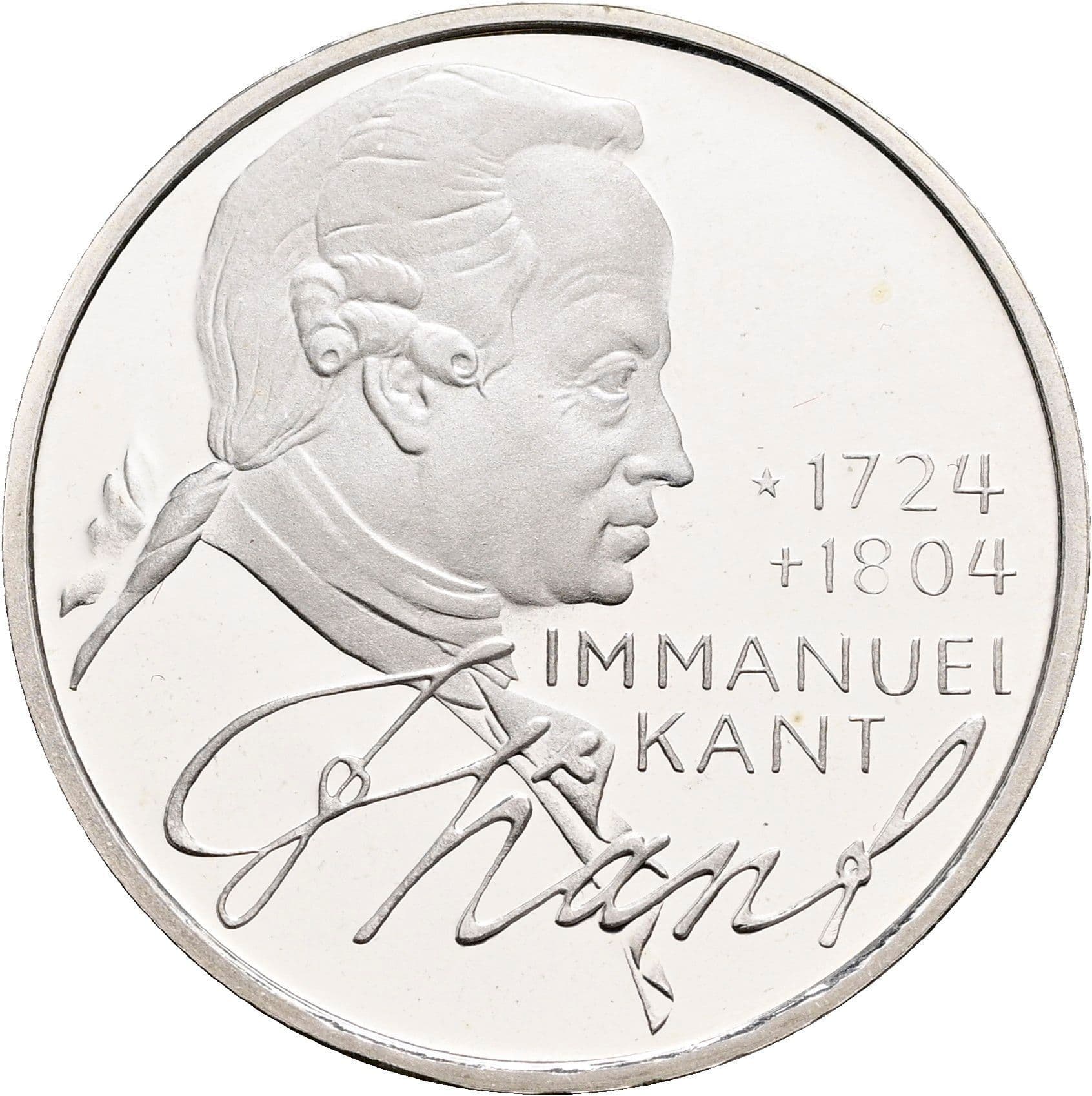 5 Deutsche Mark 1974 D – Vorderseite