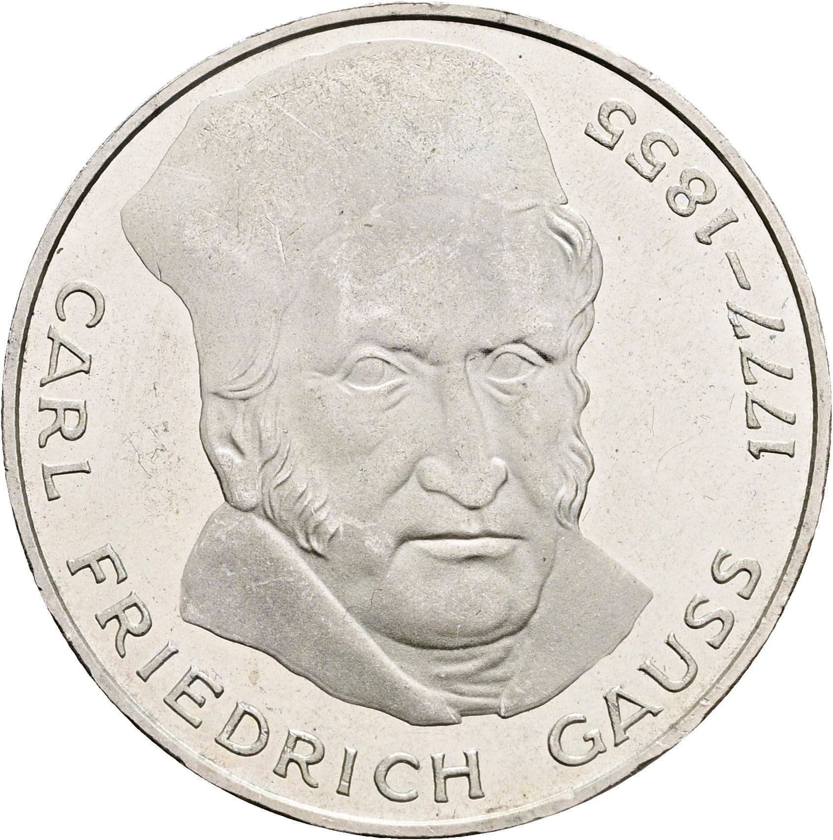 5 Deutsche Mark 1977 J – Vorderseite