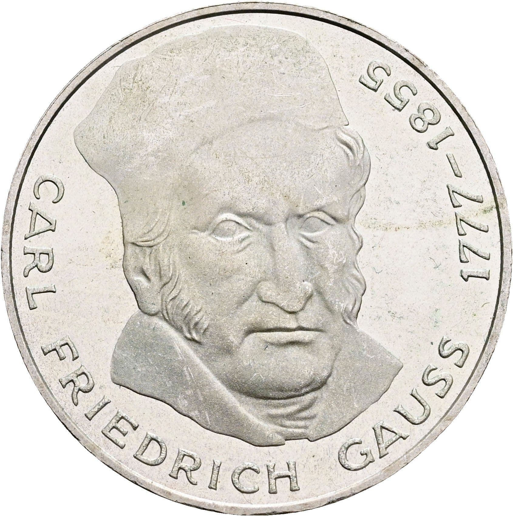 5 Deutsche Mark 1977 J – Vorderseite