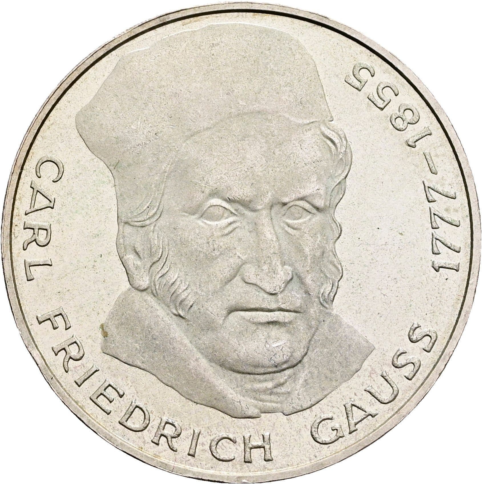 5 Deutsche Mark 1977 J – Vorderseite