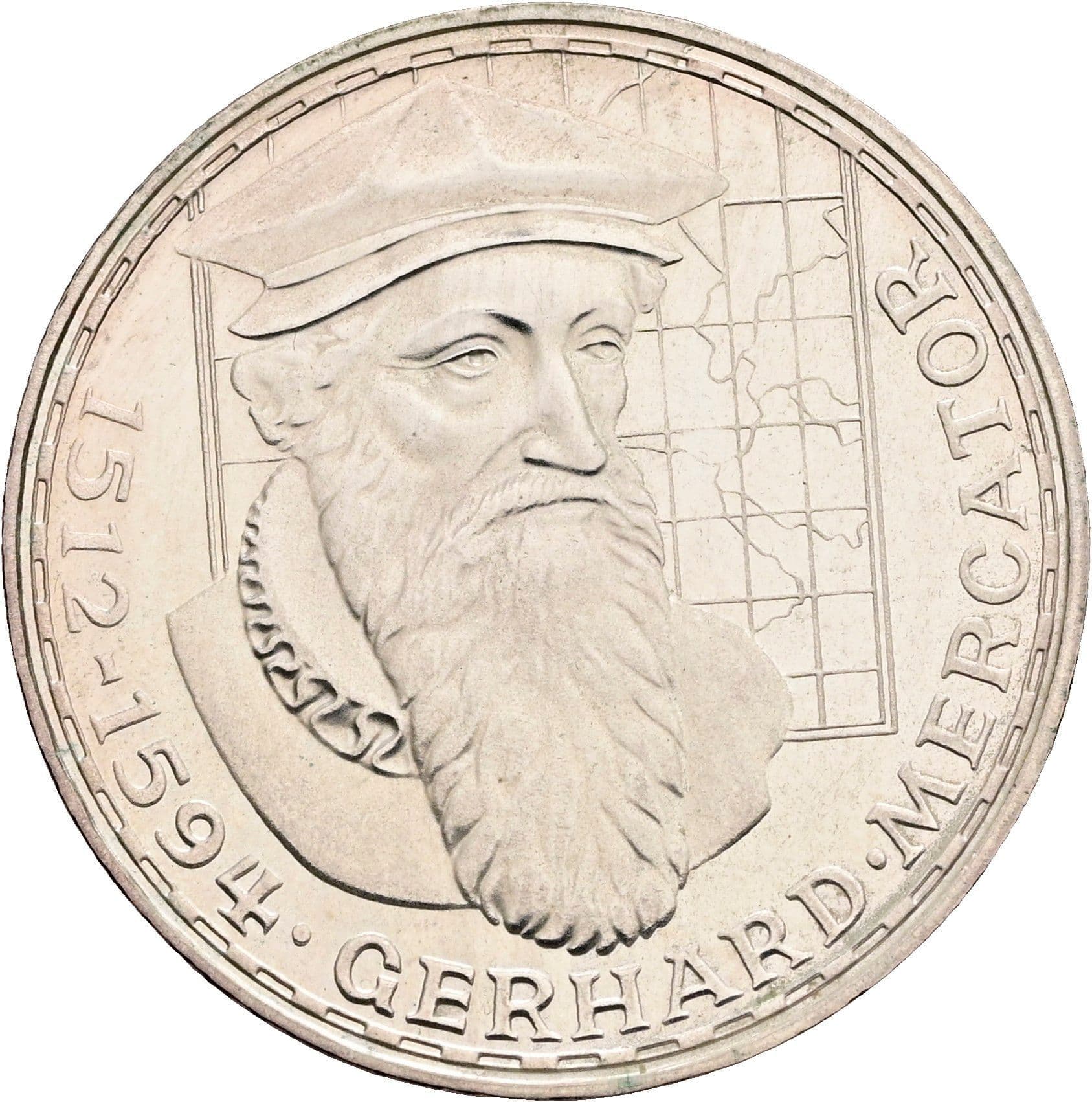 5 Deutsche Mark 1969 F – Vorderseite