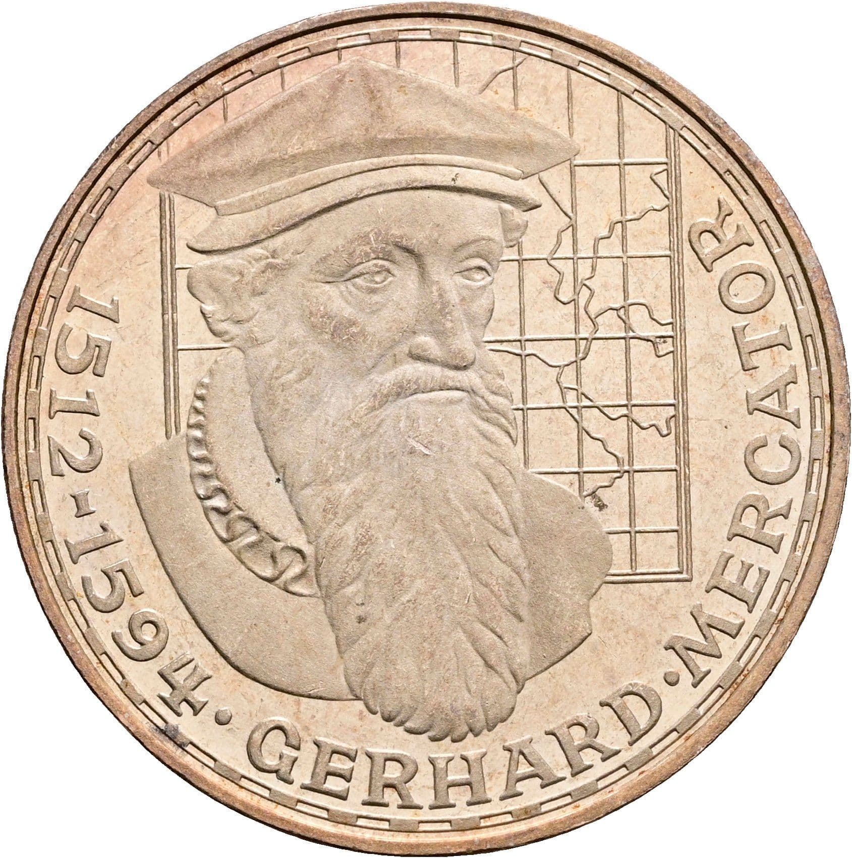 5 Deutsche Mark 1969 F – Vorderseite