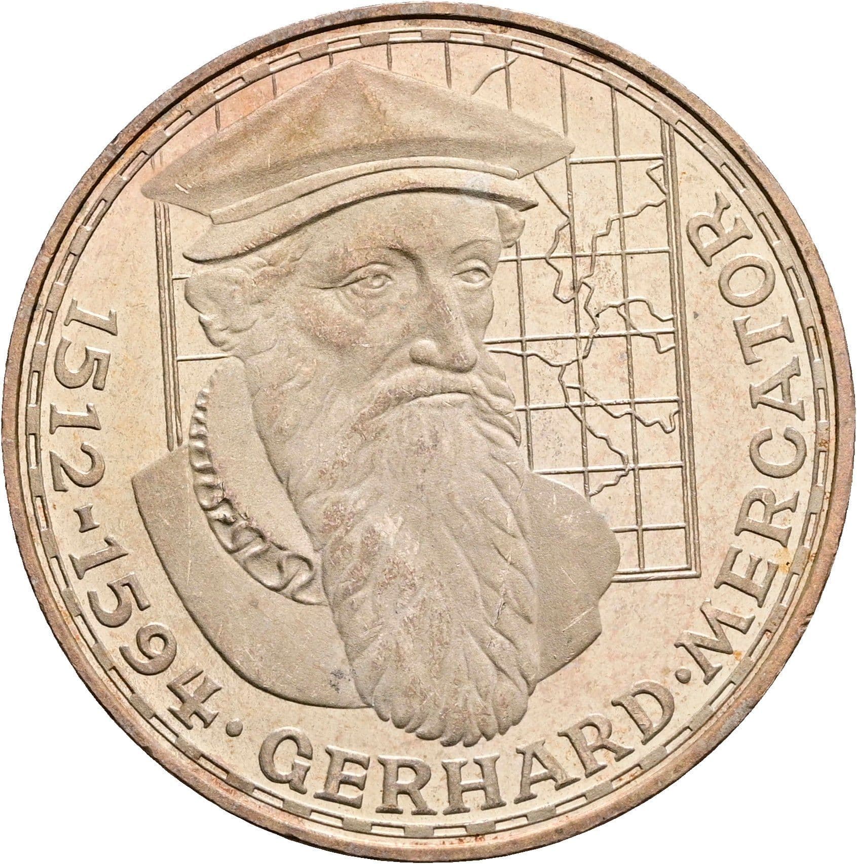 5 Deutsche Mark 1969 F – Vorderseite
