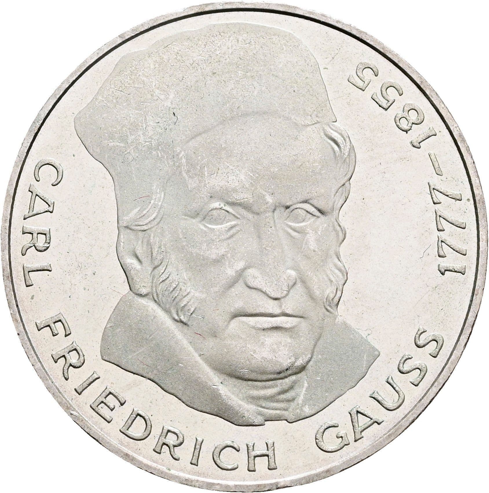 5 Deutsche Mark 1977 J – Vorderseite