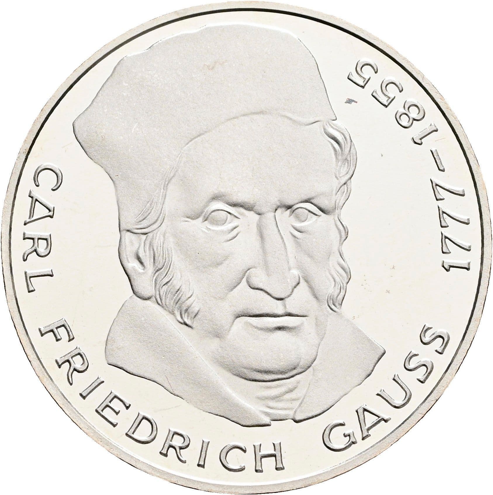 5 Deutsche Mark 1977 J – Vorderseite
