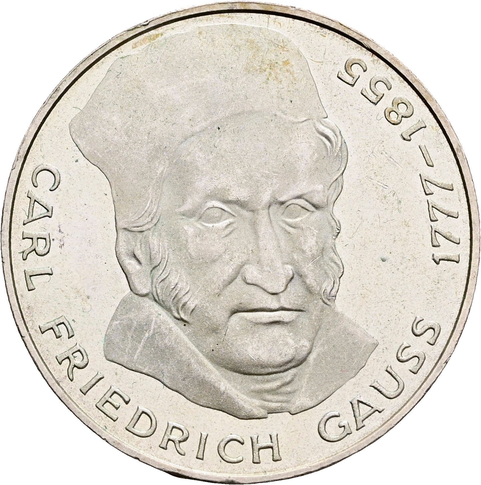 5 Deutsche Mark 1977 J – Vorderseite