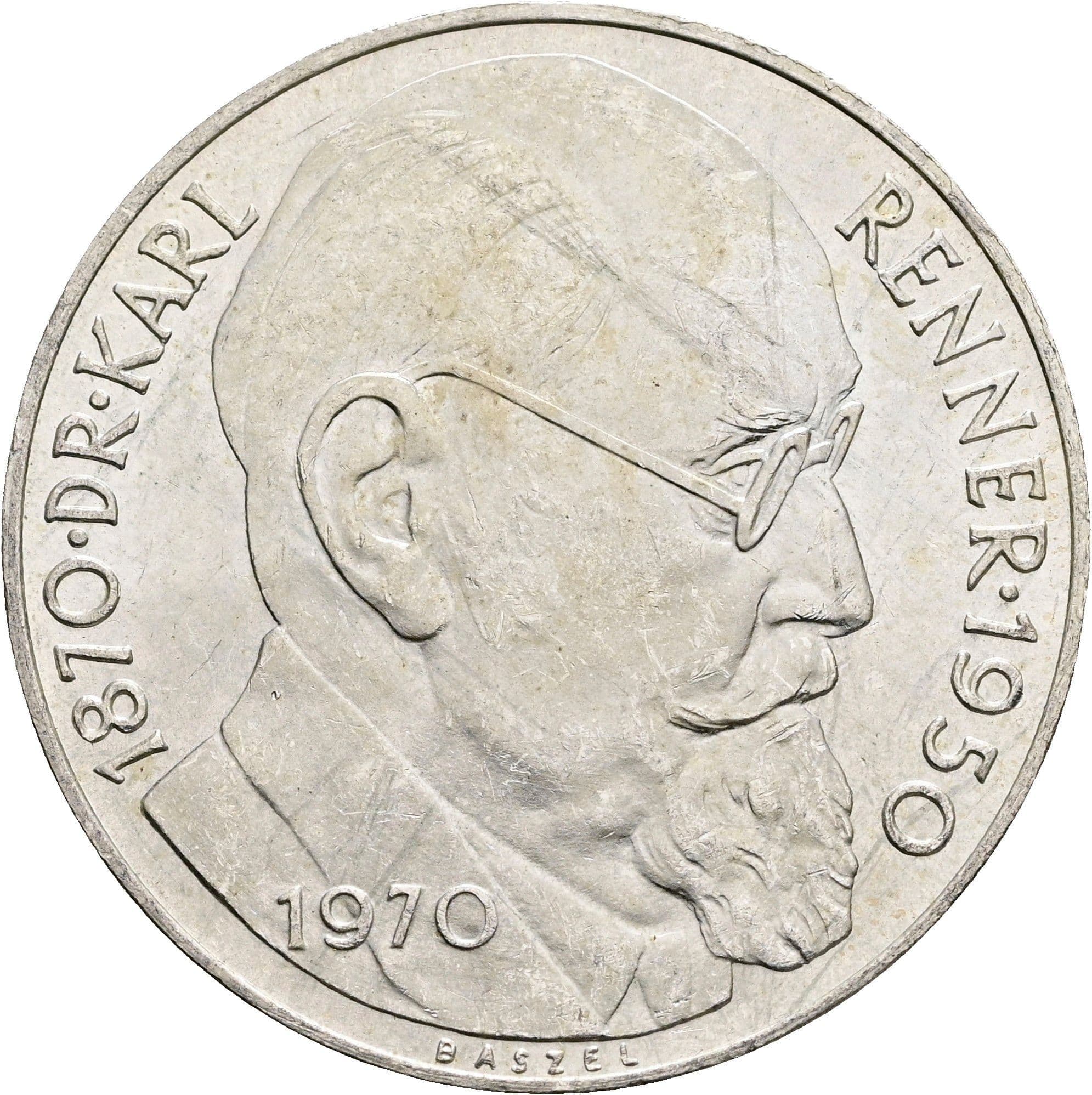 50 Schilling 1970 – Vorderseite