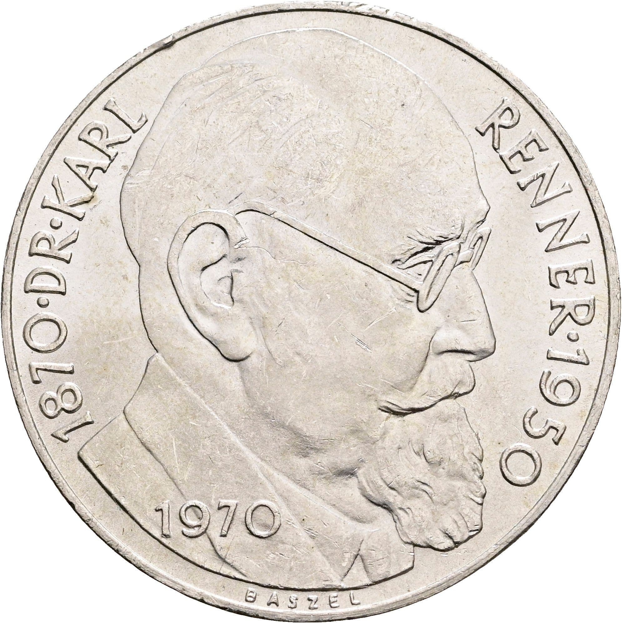 50 Schilling 1970 – Vorderseite