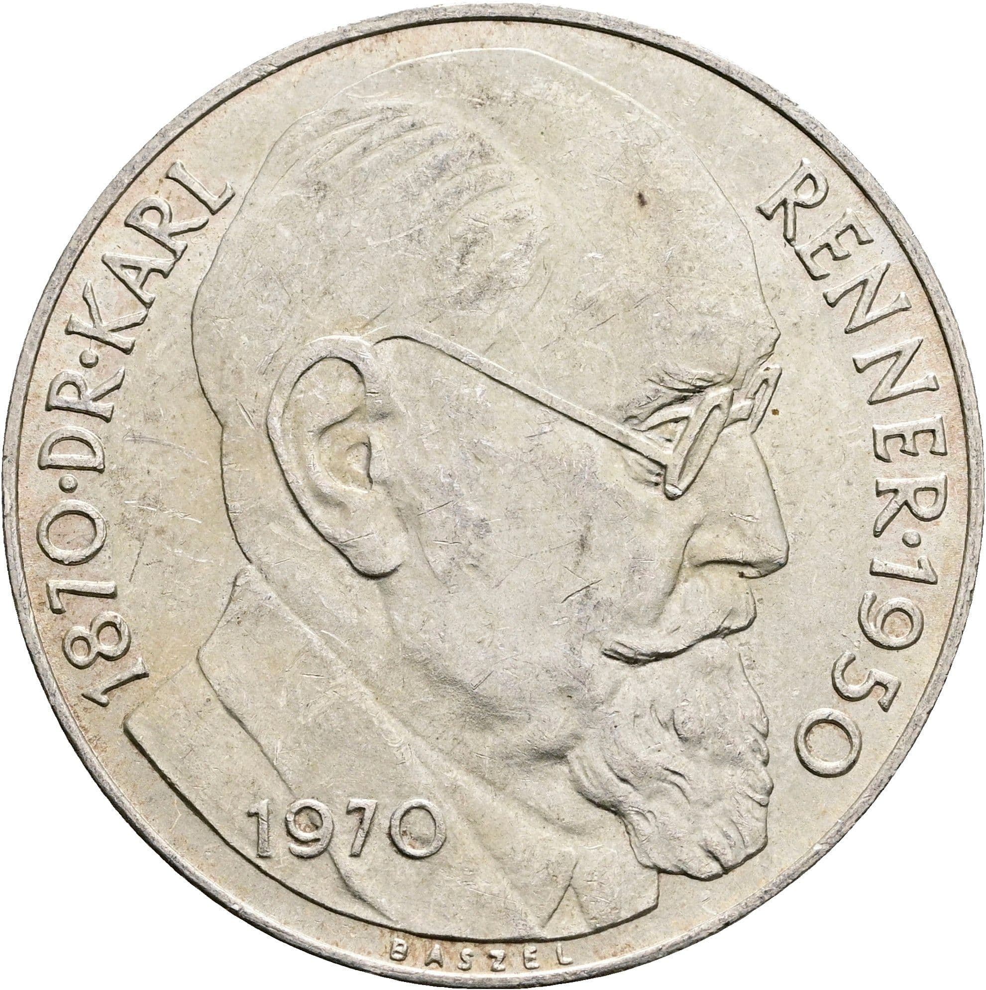 50 Schilling 1970 – Vorderseite