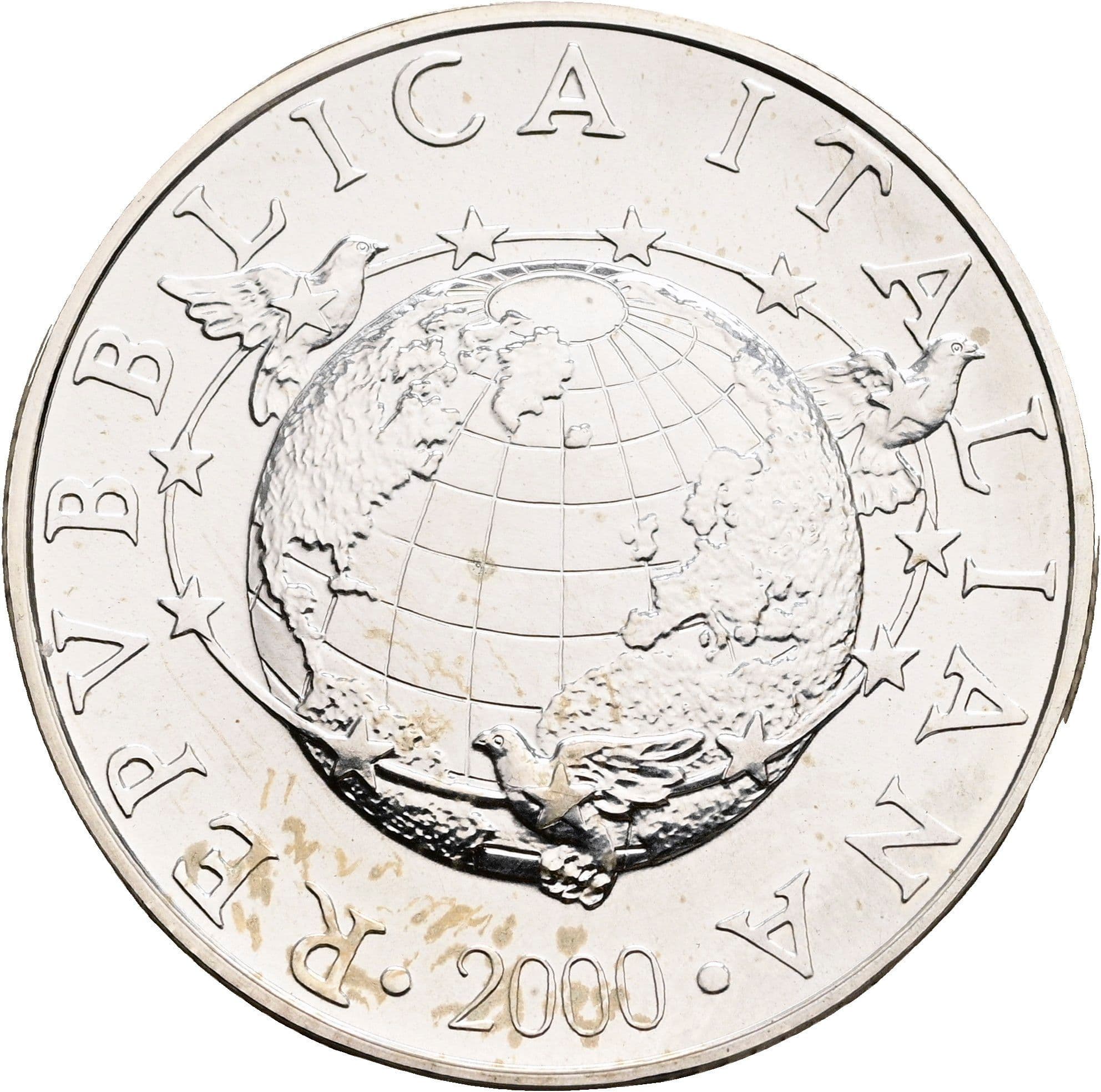 10000 Lire 2000 – Rückseite