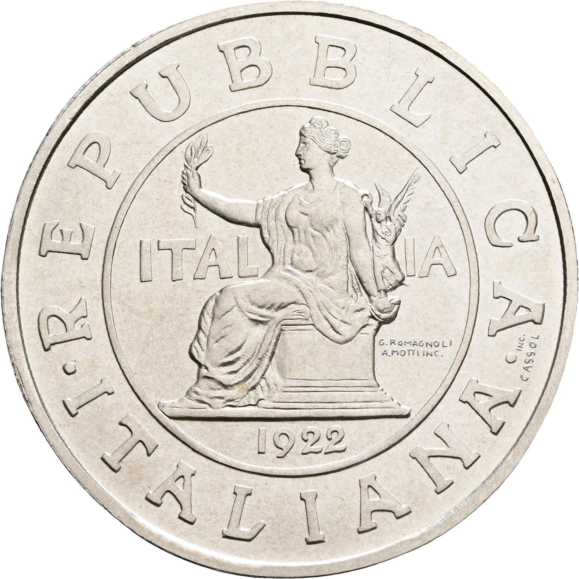 1 Lira 2000 – Vorderseite