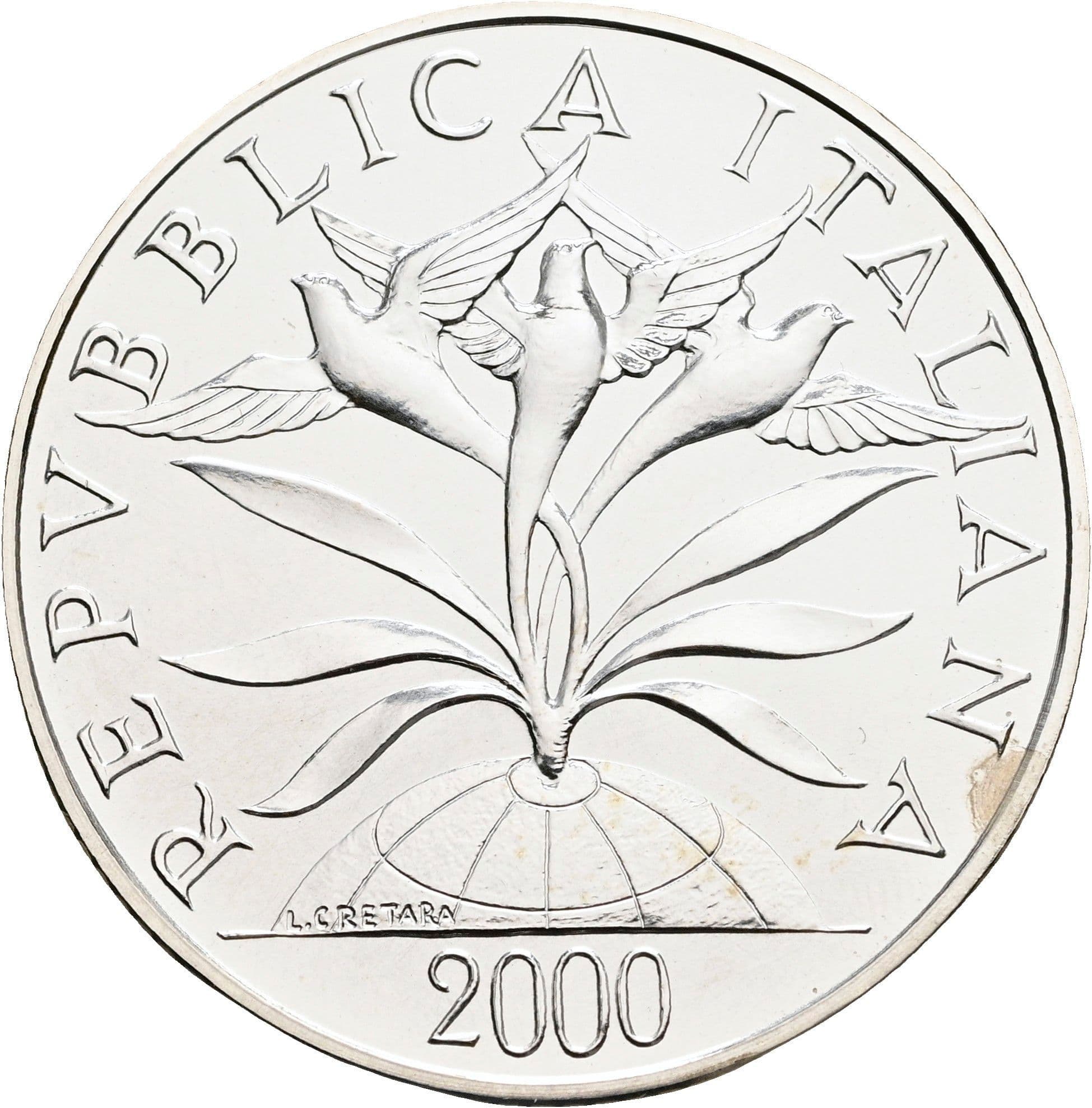 10000 Lira 2000 – Vorderseite