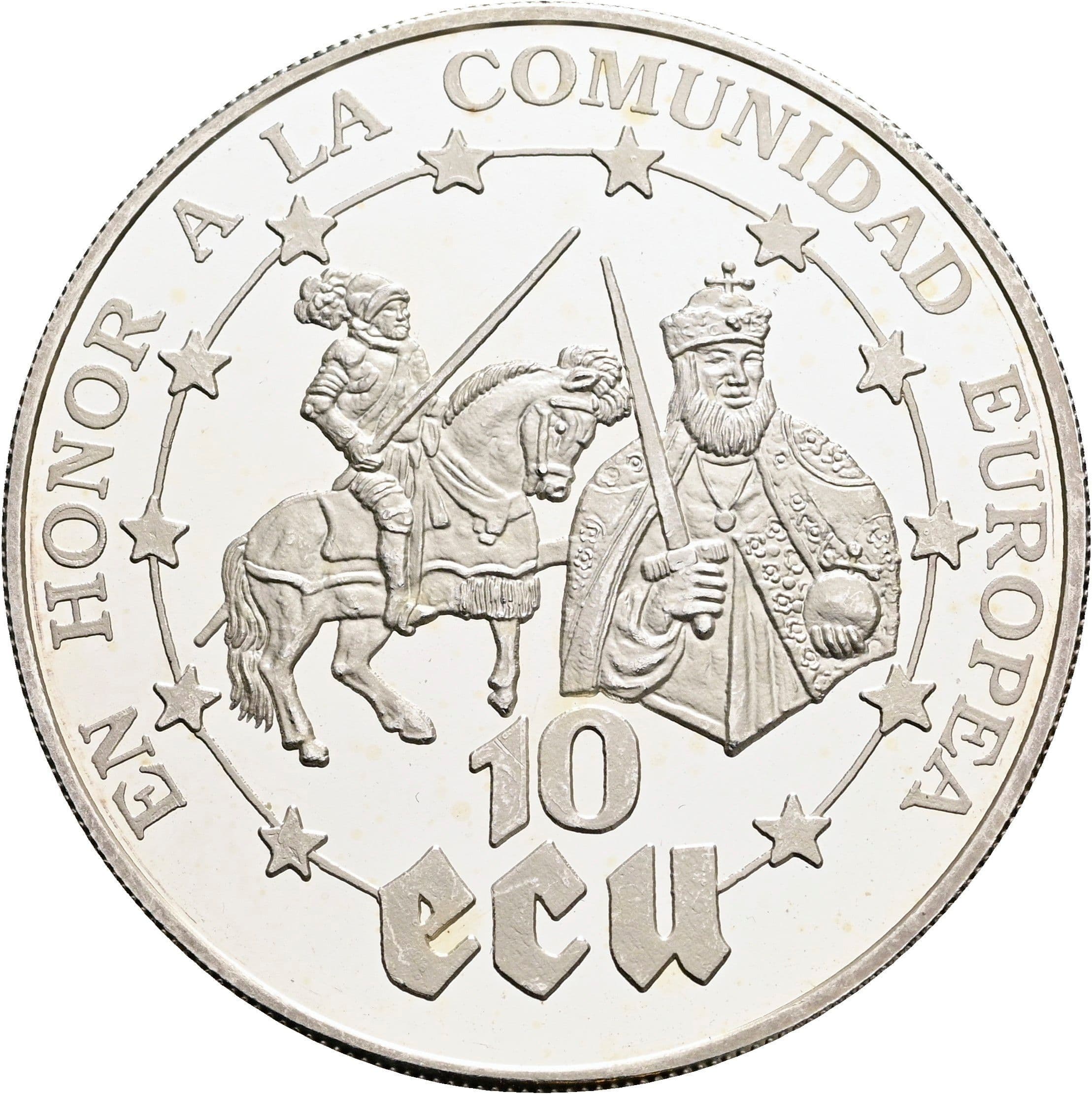 1000 Pesetas (10 Ecu)