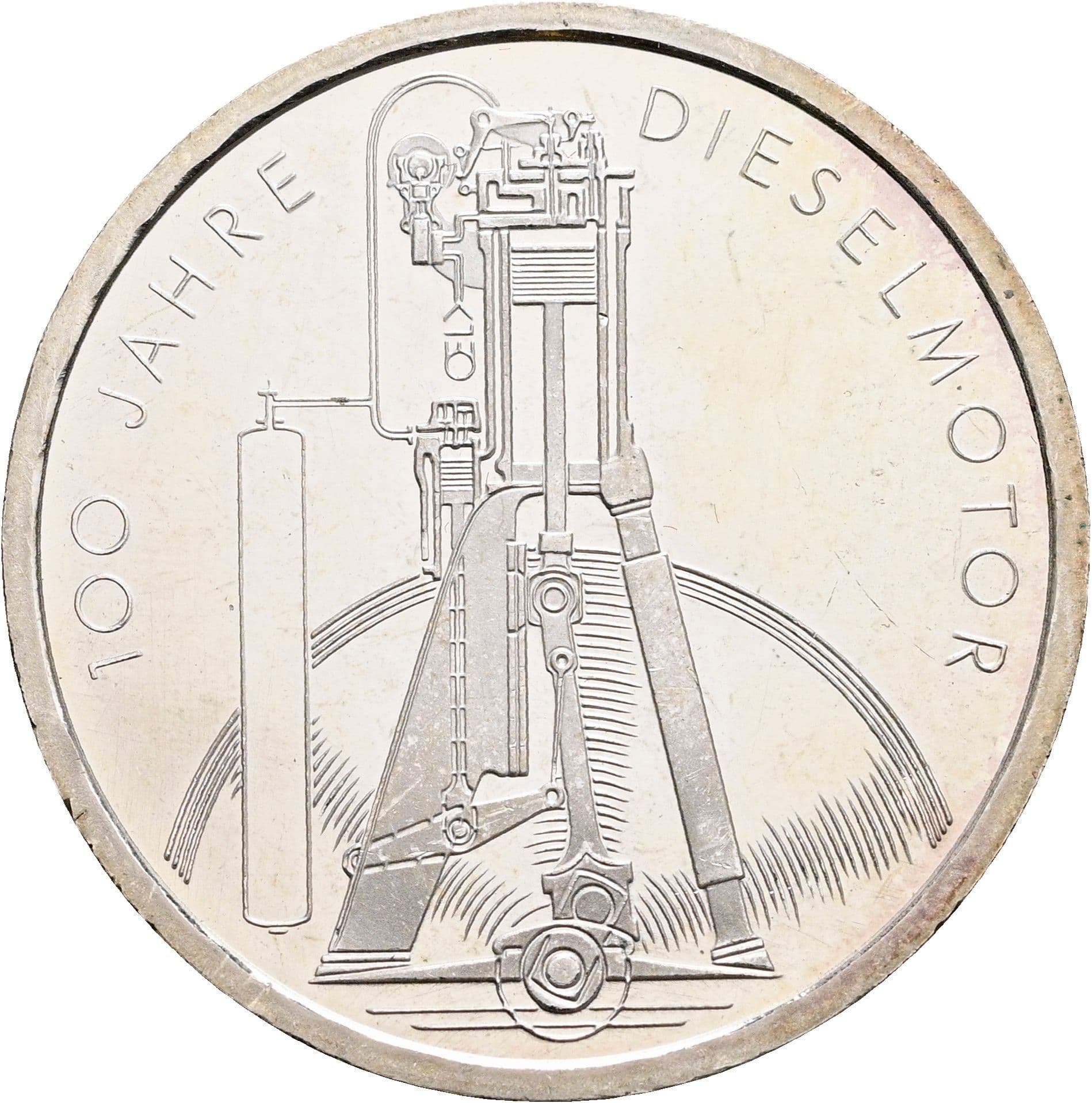 10 Deutsche Mark 1997 F – Vorderseite