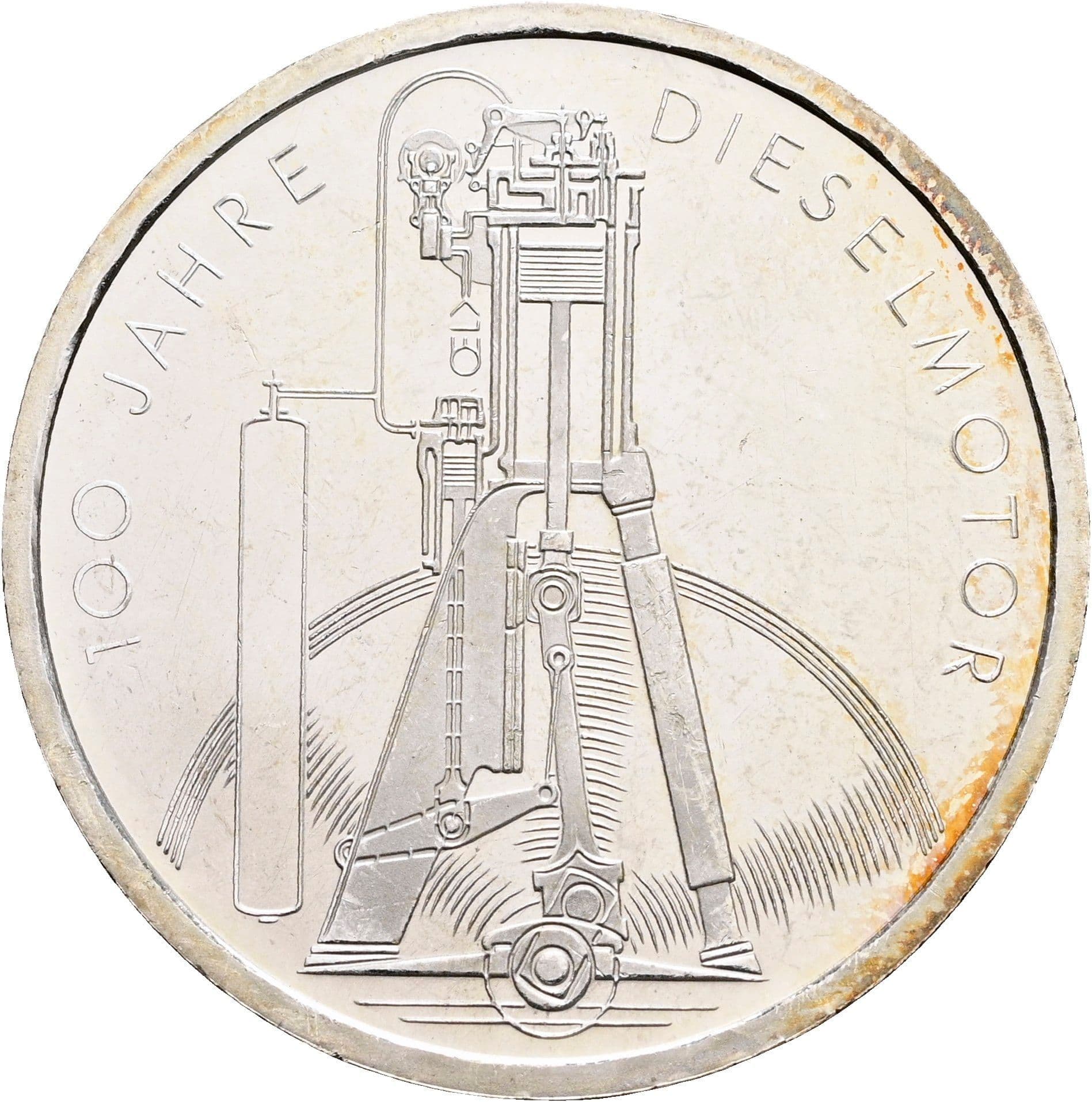 10 Deutsche Mark 1997 F – Vorderseite