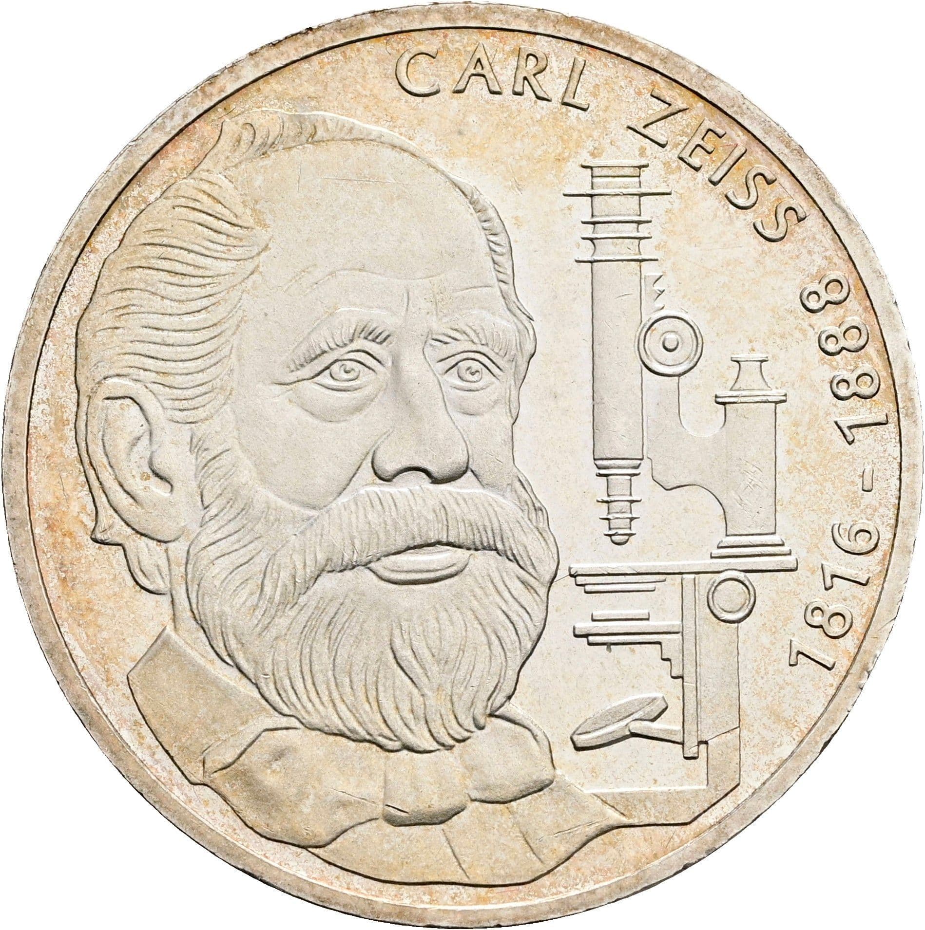 10 Deutsche Mark 1988 F – Vorderseite