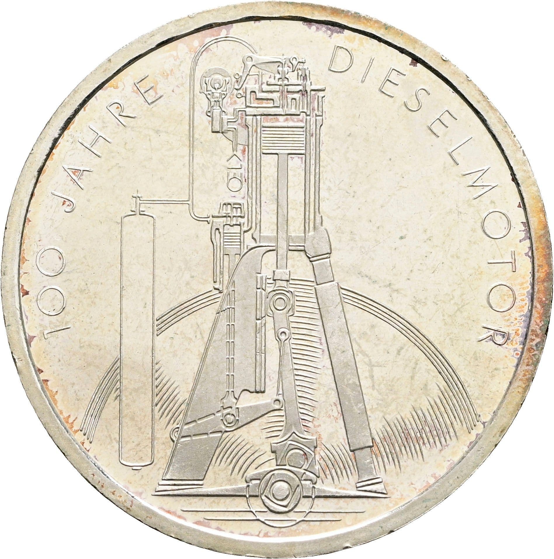 10 Deutsche Mark 1997 F – Vorderseite