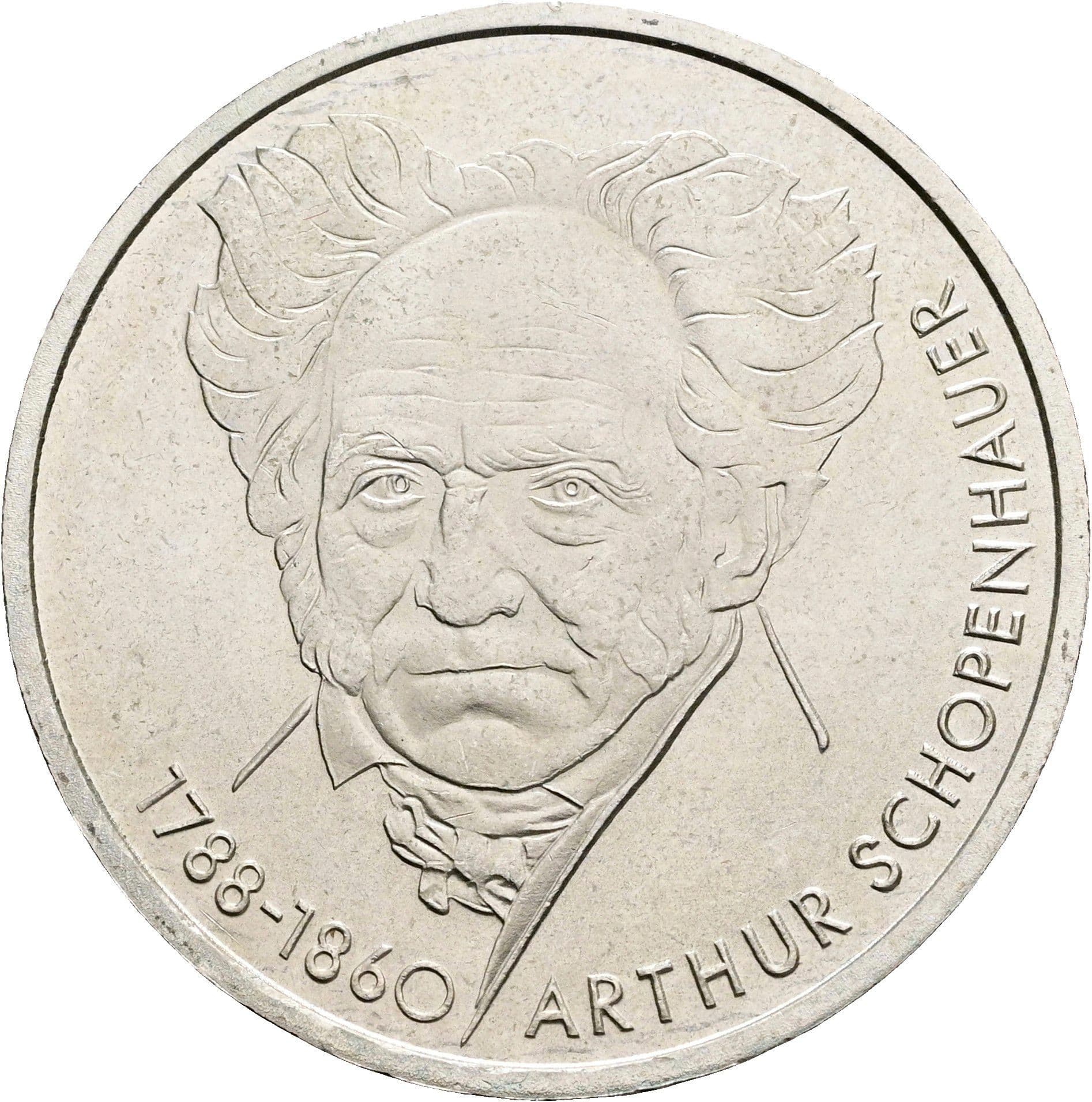 10 Deutsche Mark 1988 D – Vorderseite