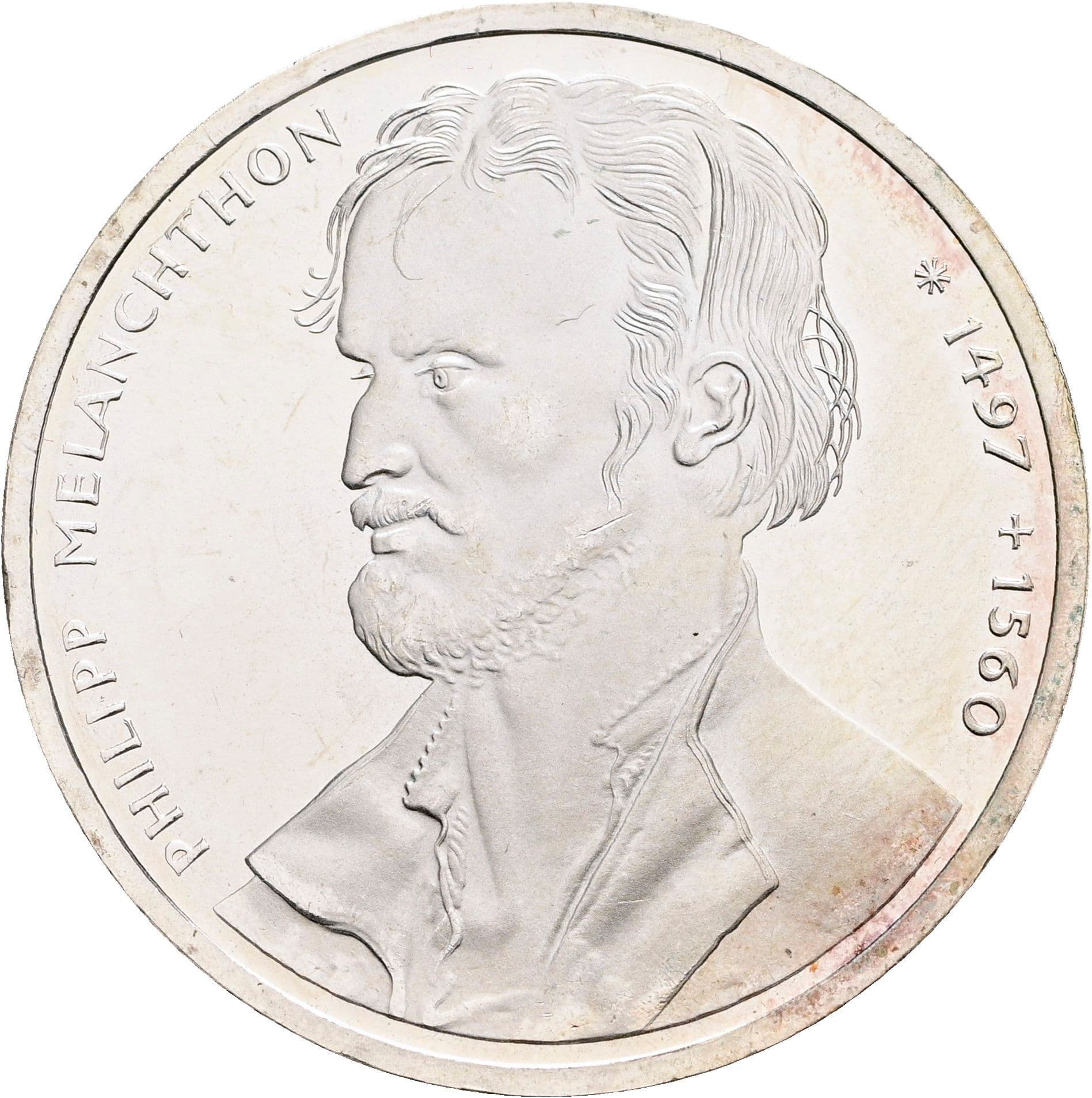 10 Deutsche Mark 1997 J – Vorderseite
