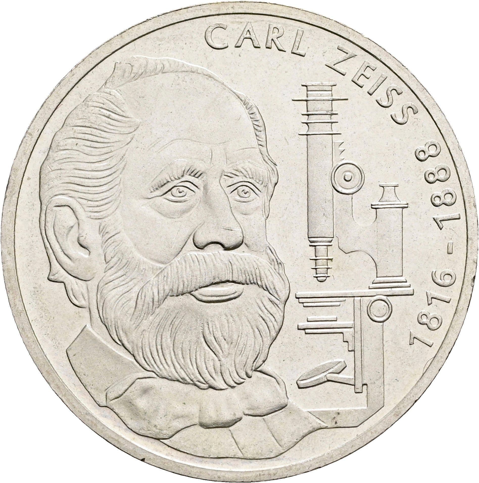 10 Deutsche Mark 1988 F – Vorderseite