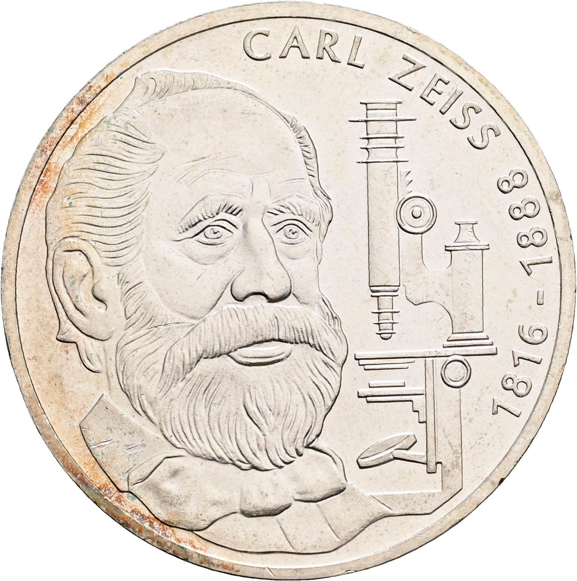 10 Deutsche Mark 1988 F – Vorderseite