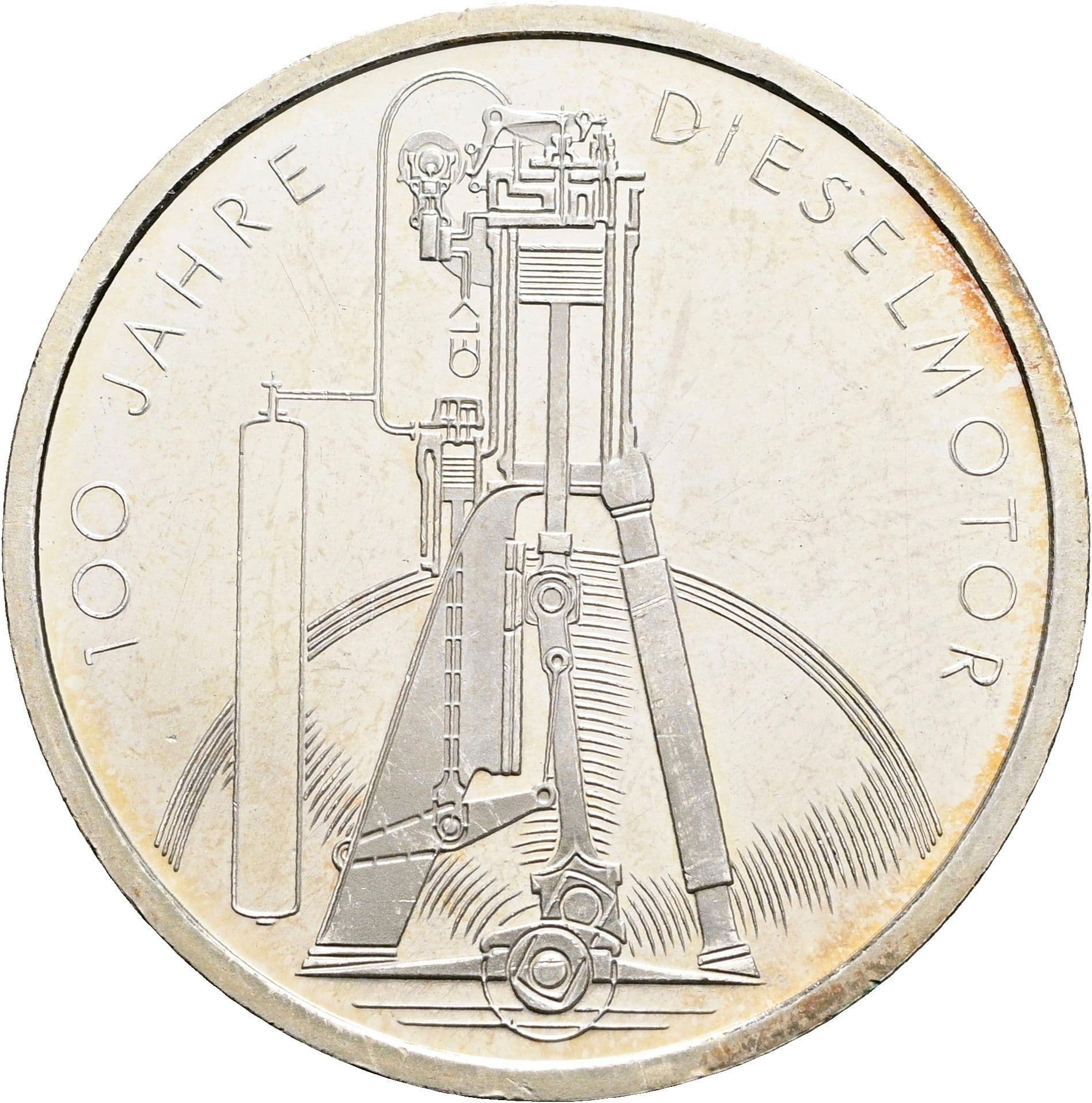 10 Deutsche Mark 1997 F – Vorderseite