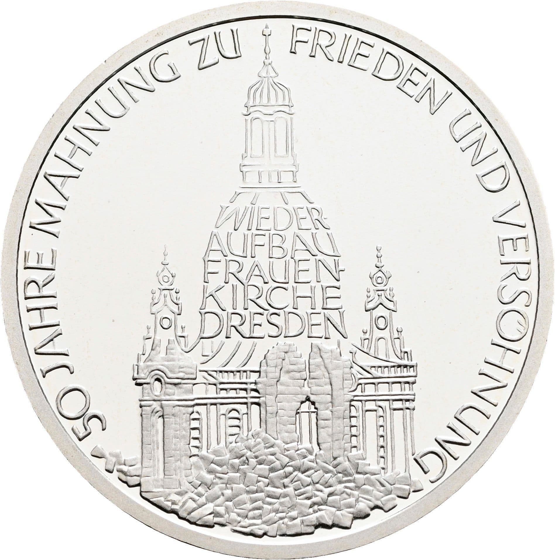 10 Deutsche Mark 1995 J – Vorderseite