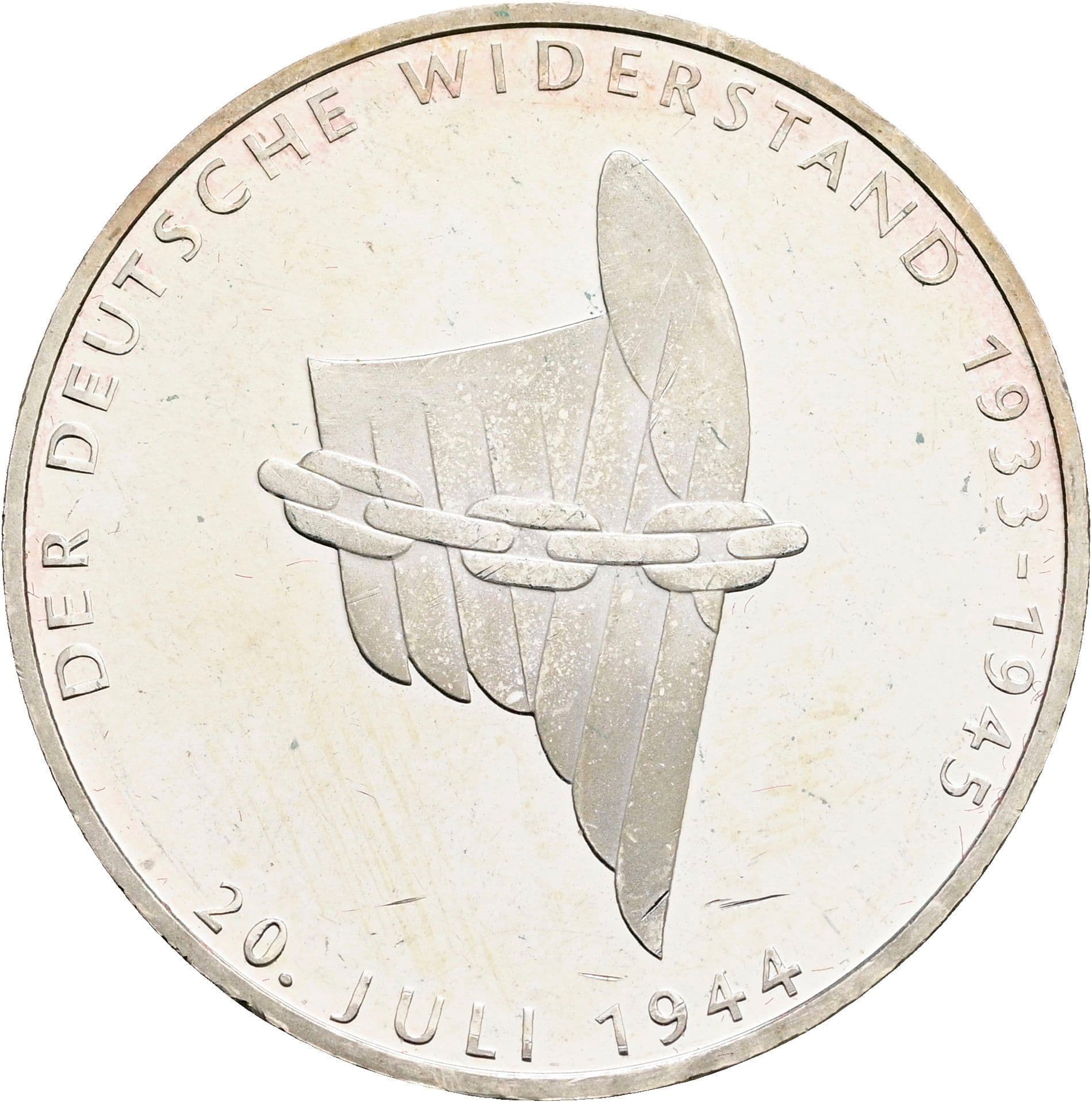 10 Deutsche Mark 1994 A – Vorderseite