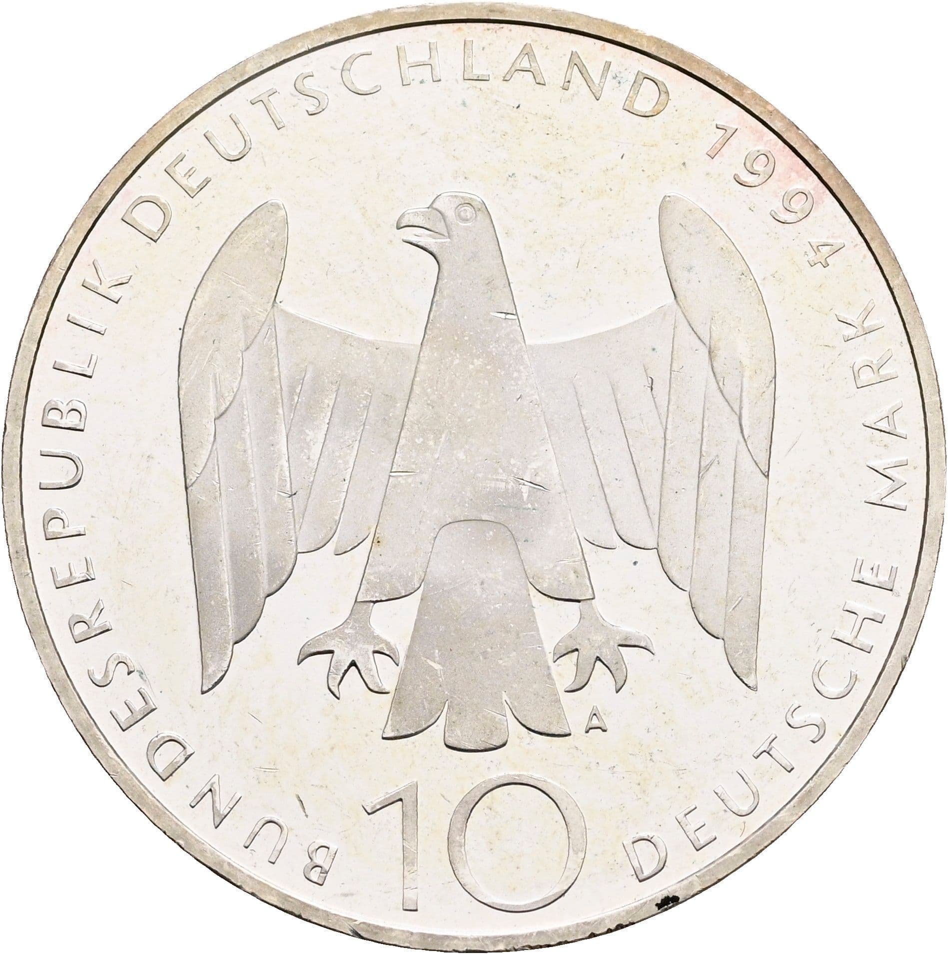 10 Deutsche Mark 1994 A – Rückseite