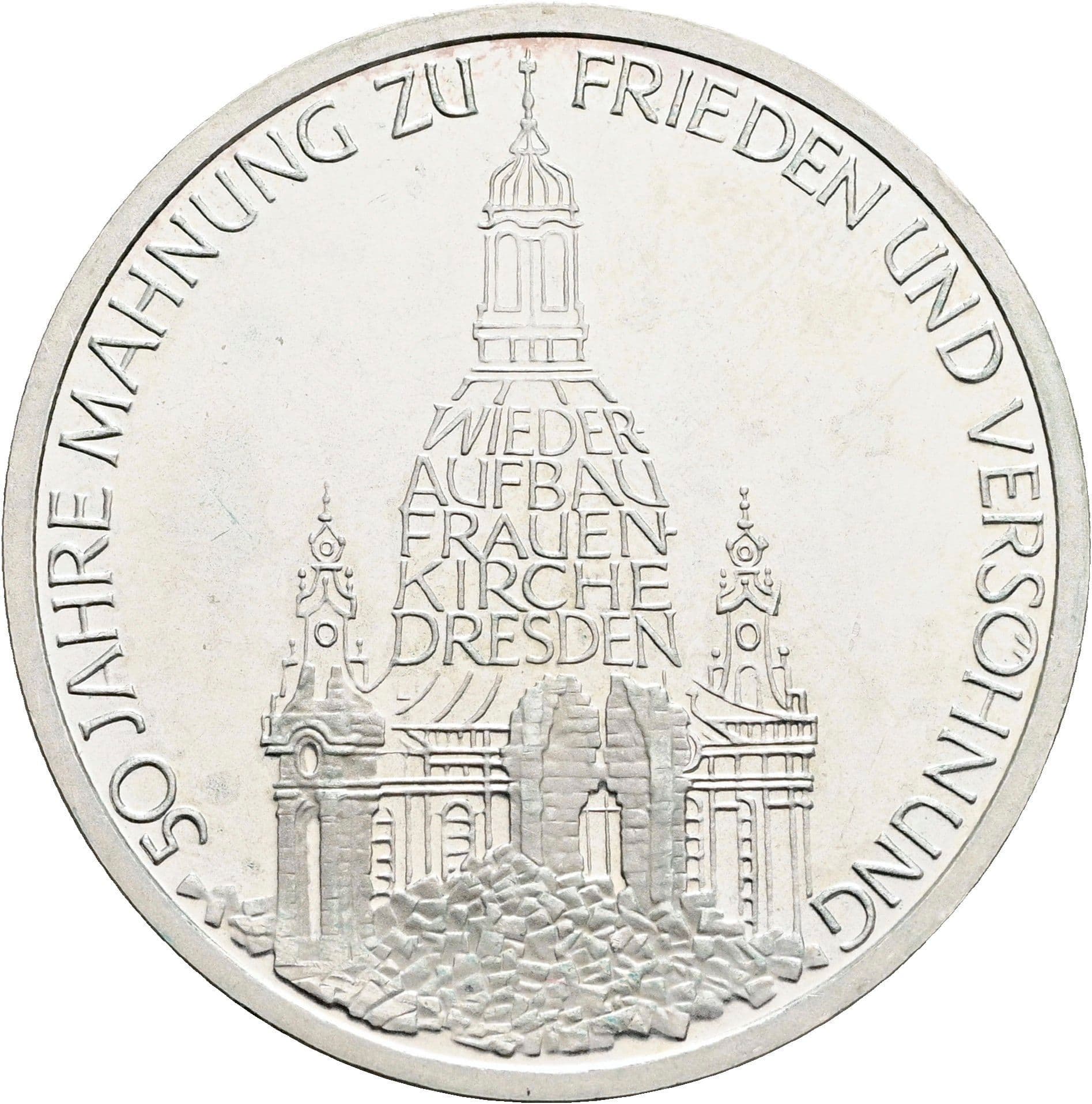 10 Deutsche Mark 1995 J – Vorderseite