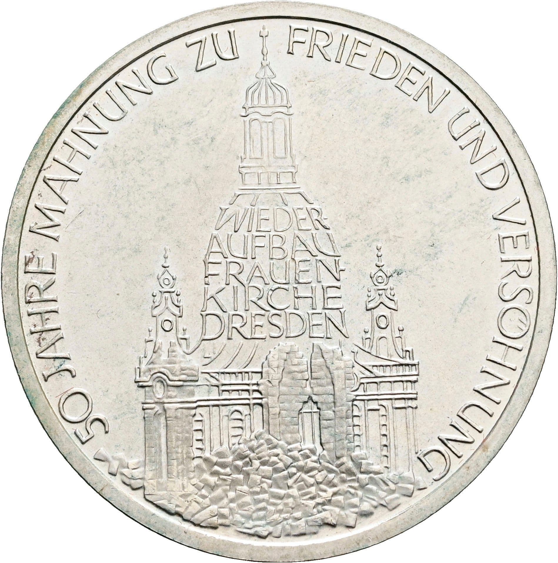 10 Deutsche Mark 1995 J – Vorderseite