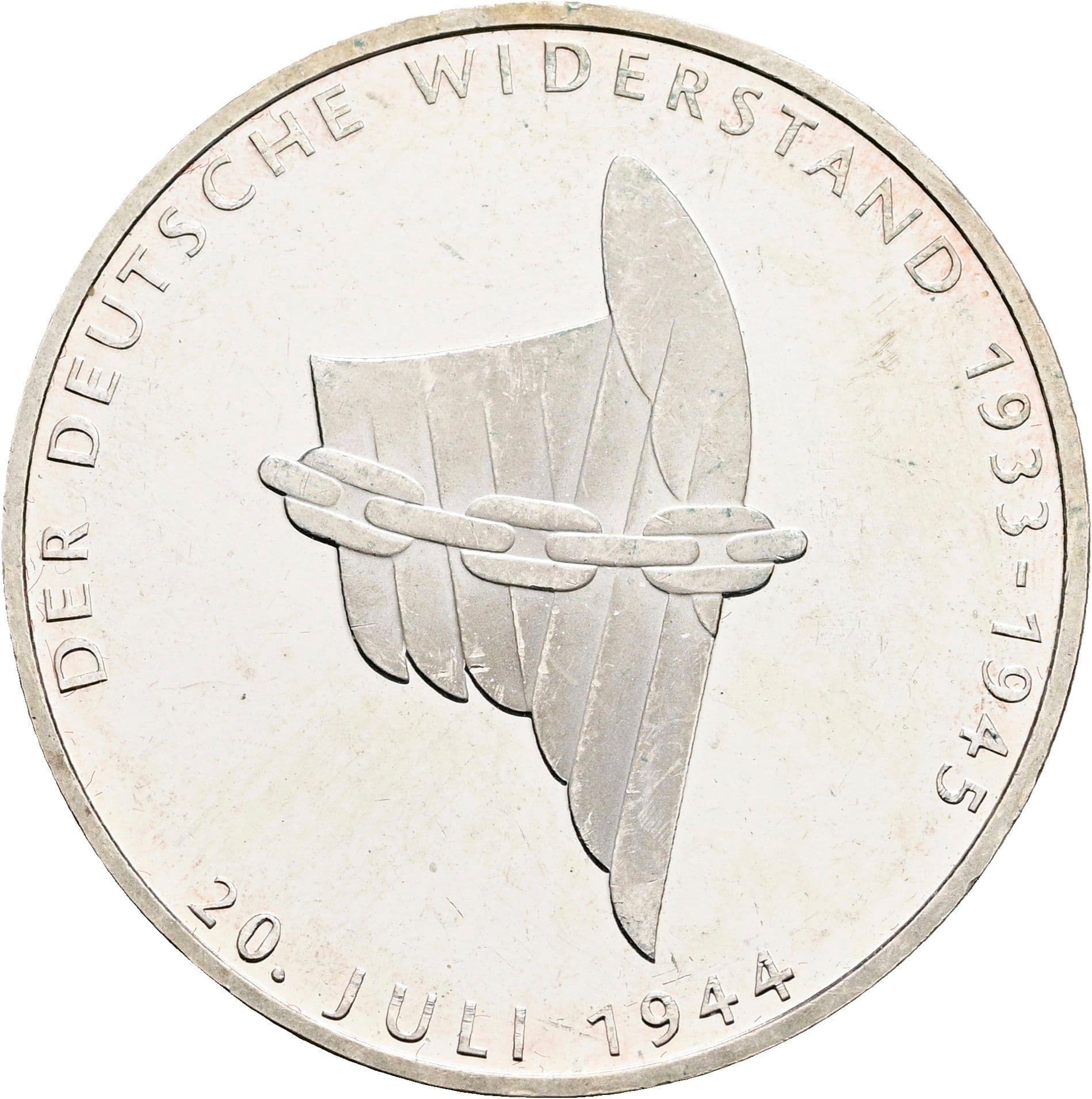 10 Deutsche Mark 1994 A – Vorderseite